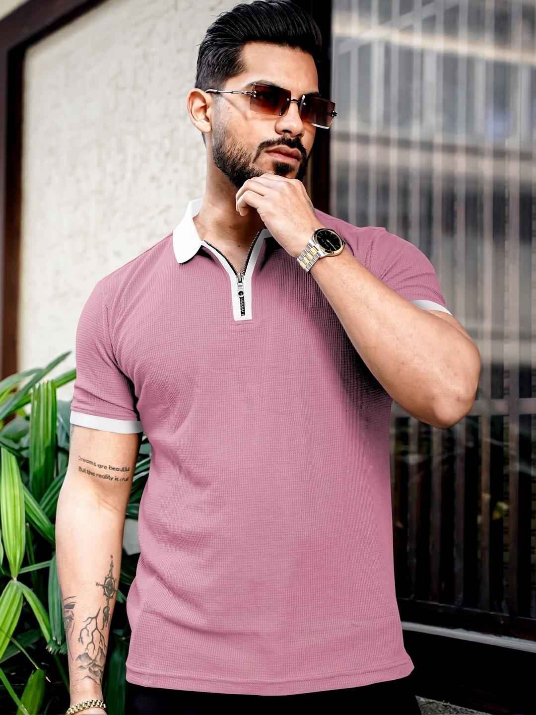Buy HAPPY KHAJANA Men Polo Collar T Shirt - Tshirts for Men 38747015 ...