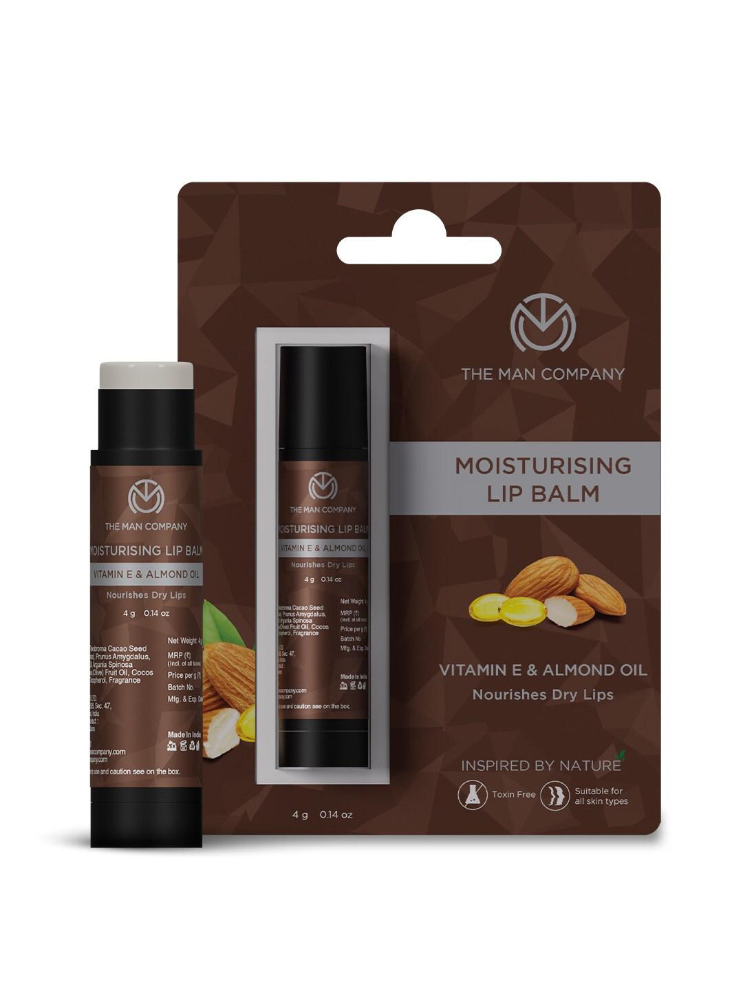 Buy THE MAN COMPANY Moisturising Lip Balm With Vitamin E & Almond Oil 4 G - - Personal Care for Men