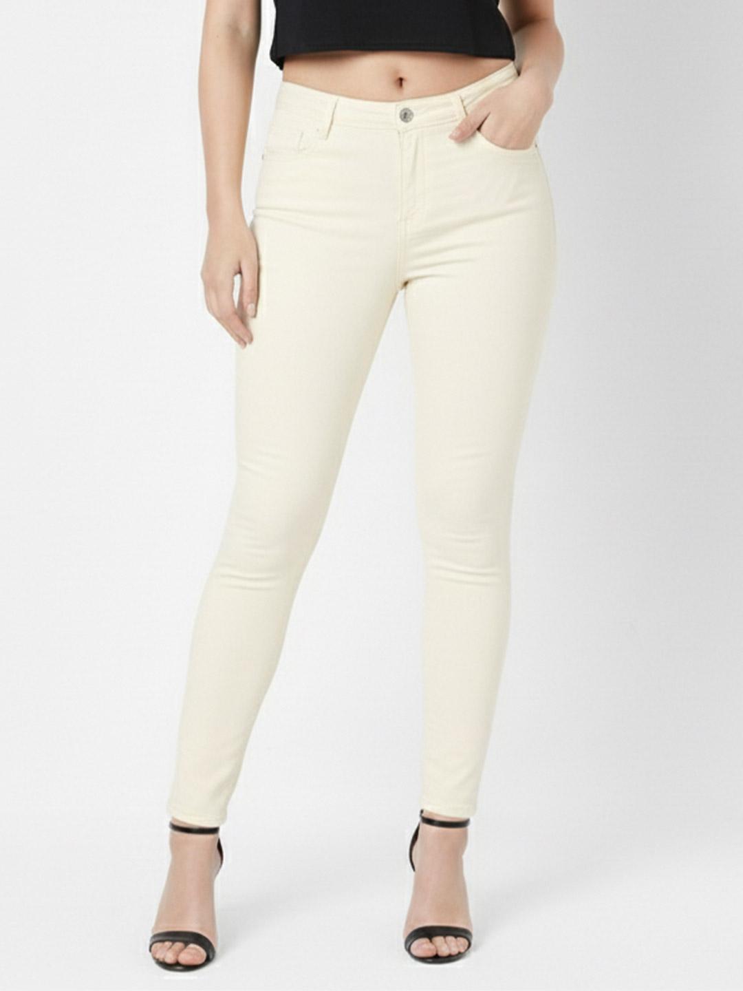 Kraus Jeans Women Skinny Fit High-Rise Jeans