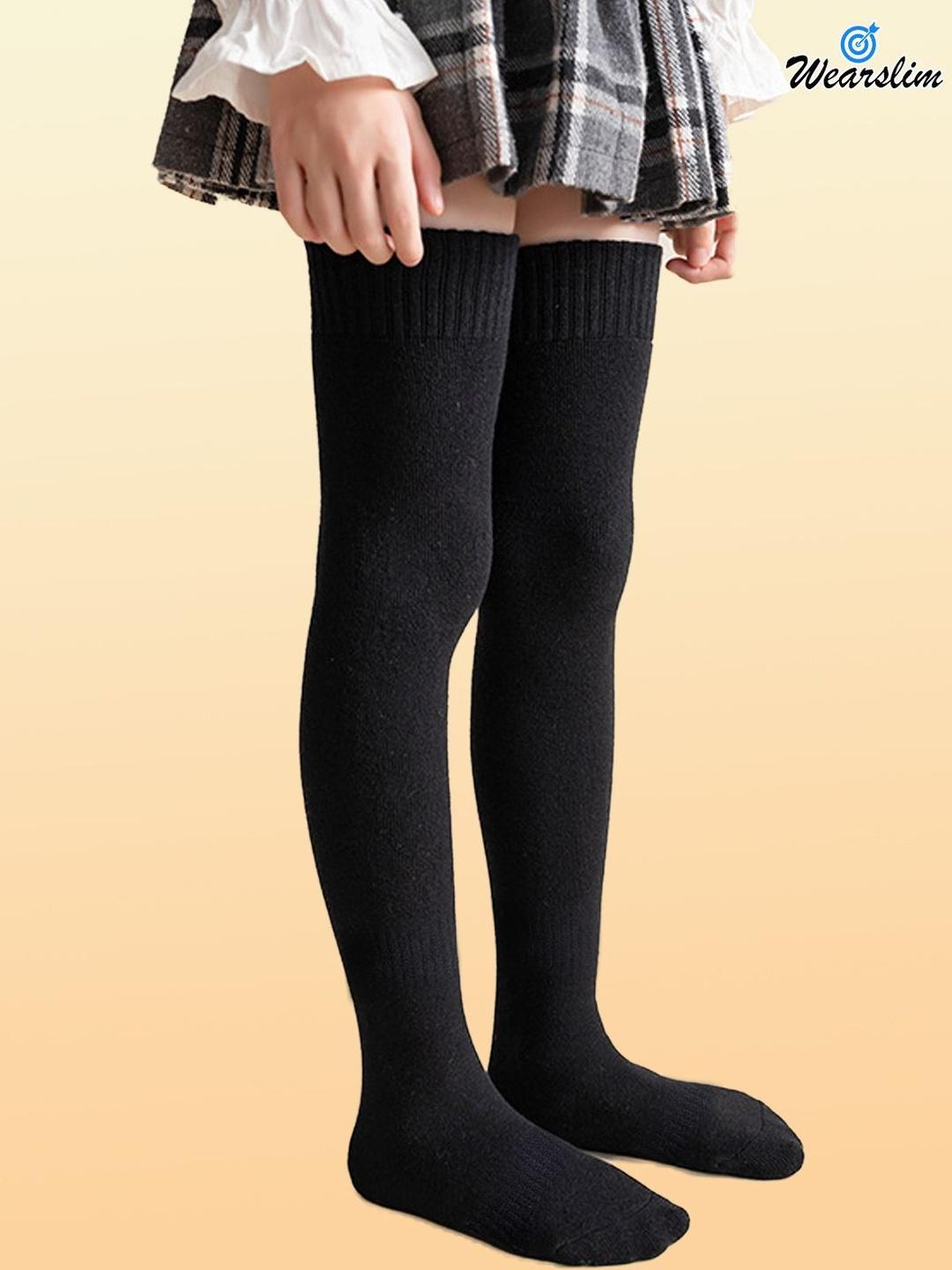 Weather Stocking Buy Wearslim Premium Thermal High Knee Warm Socks For Women | Wool ...