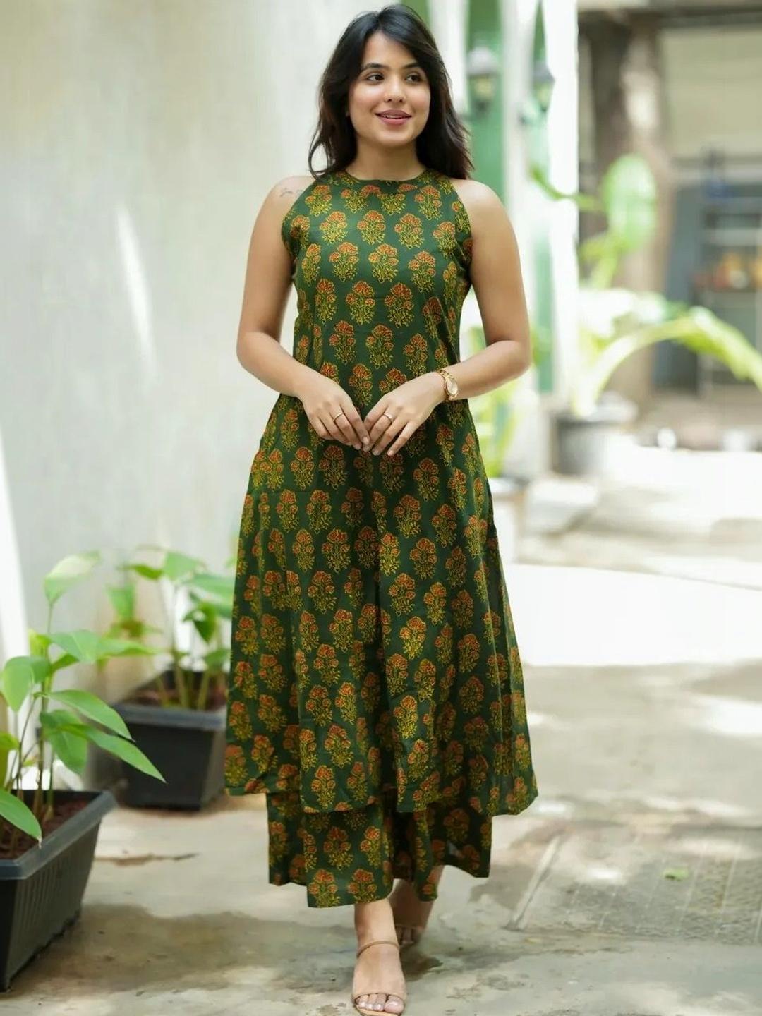 Keitra – Women Printed Kurta with Palazzos