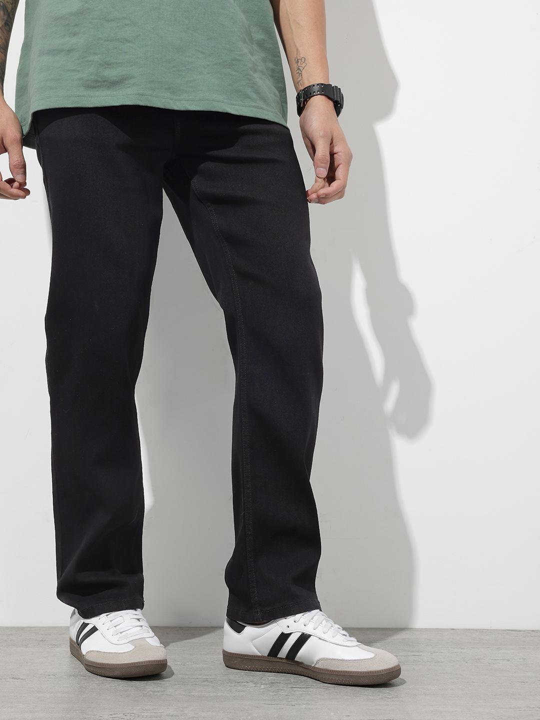The Roadster Life Co. Men Straight Fit Stretchable Jeans
