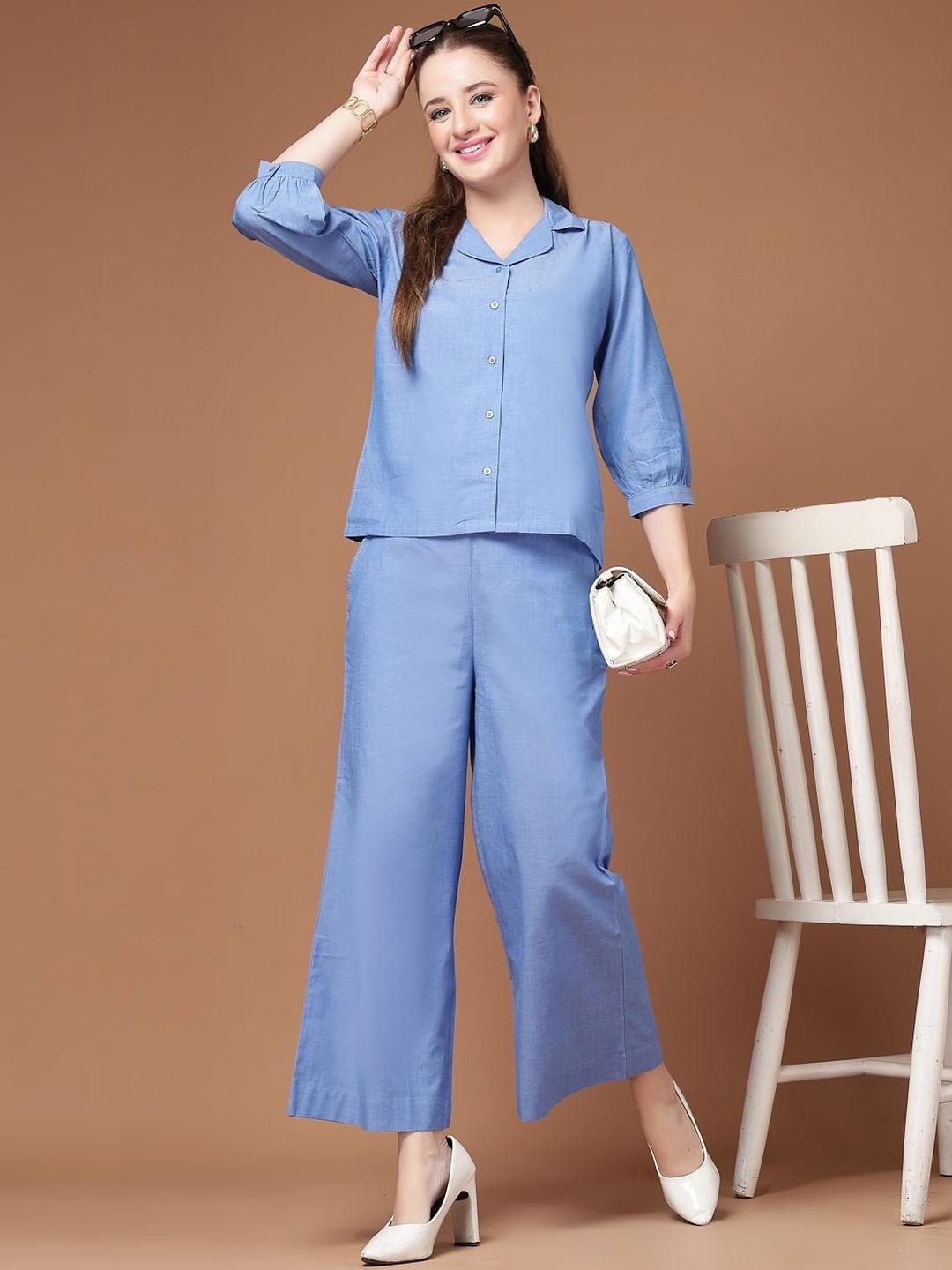 Buy Style Quotient Shirt With Trousers Co Ords -  - Apparel for Women