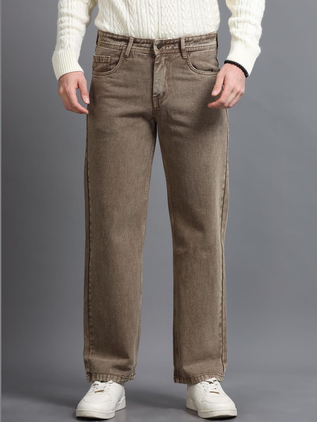 The Roadster Lifestyle Co Clean Look Baggy Fit Jeans
