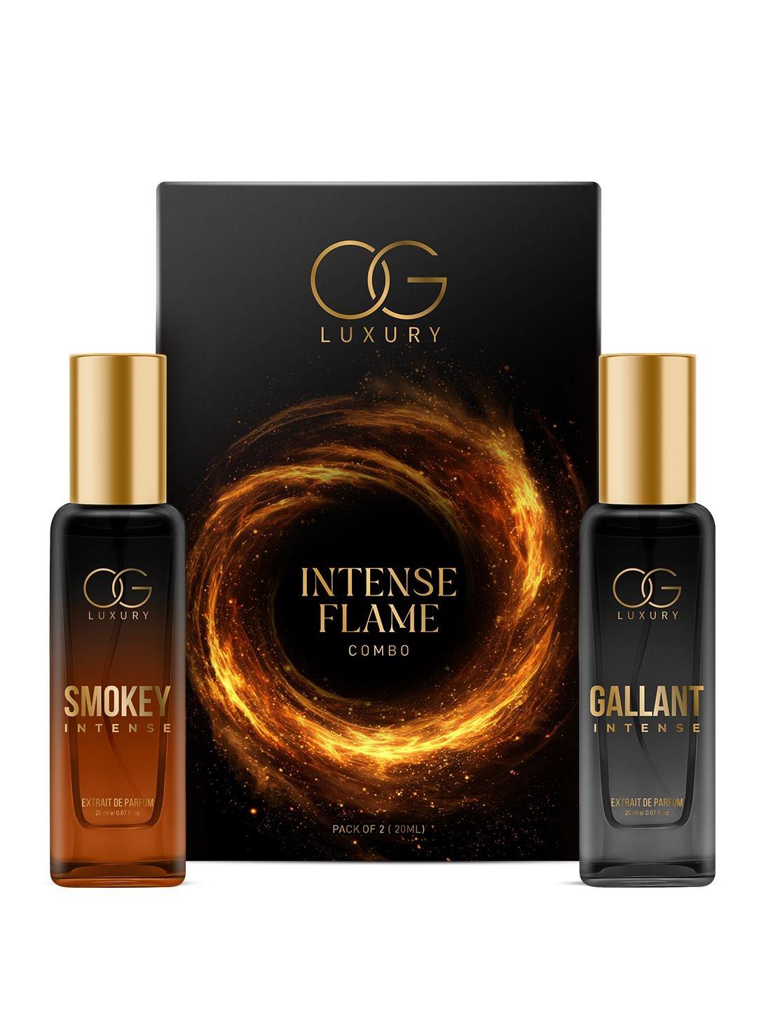 Buy OG LUXURY Set Of 2 Smokey & Gallant Intense Long Lasting Extrait De Perfume 20 Ml Each - - Personal Care for Men
