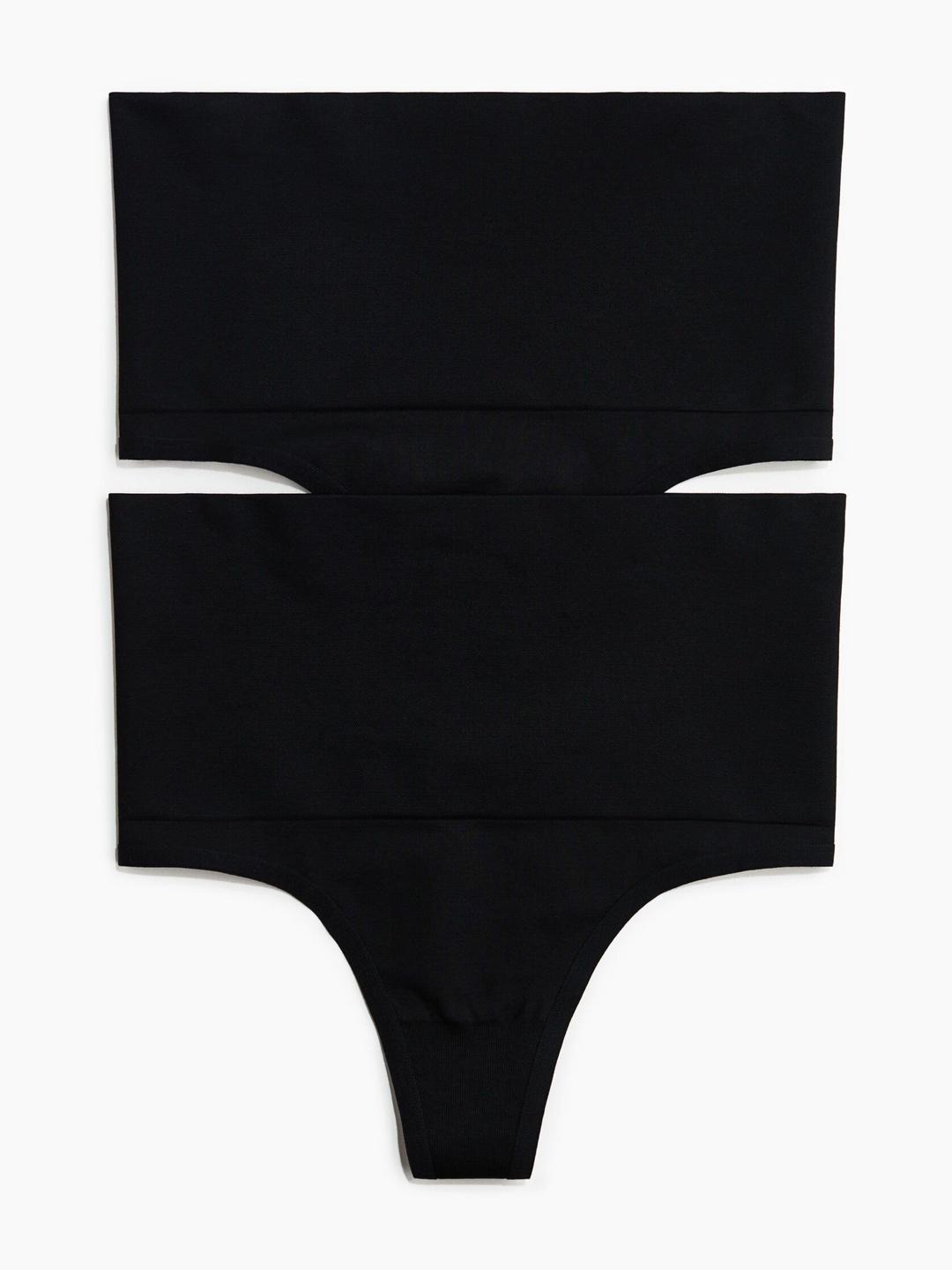 Buy H&M 2 Pack Medium Shape Thong Briefs - Briefs for Women 39010194 ...