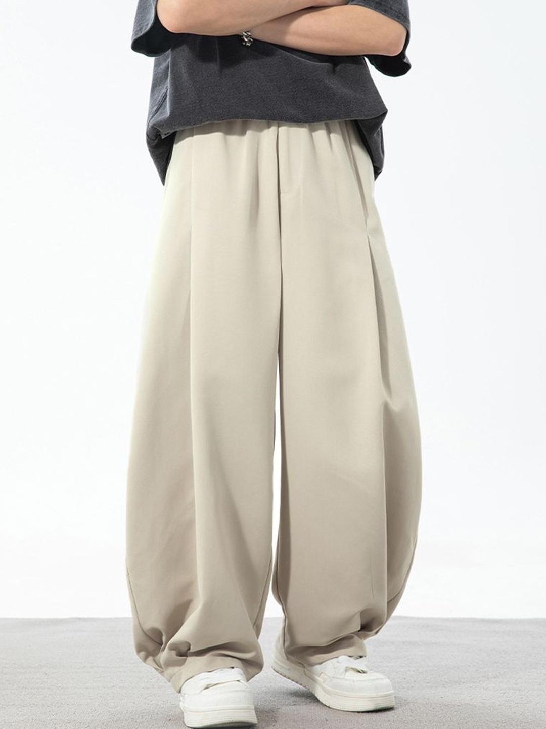 StyleCast x Revolte Men Flared Pleated Trousers - Image 1