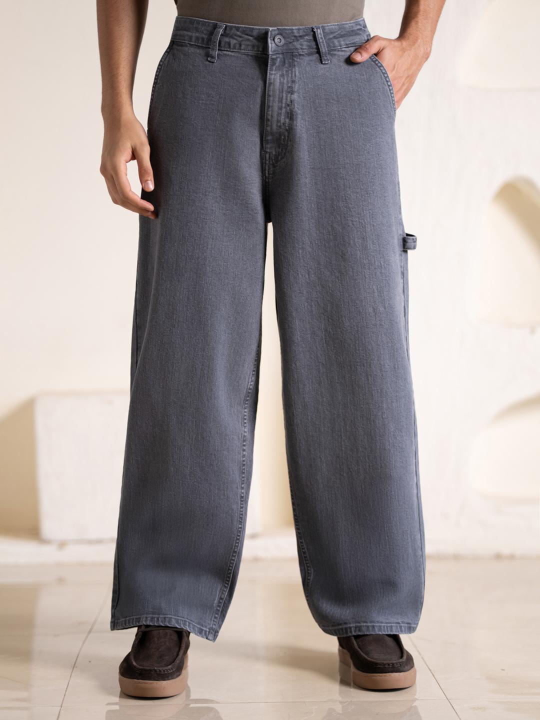 The Pant Project Men Comfort Mid-Rise Baggy Fit Jeans