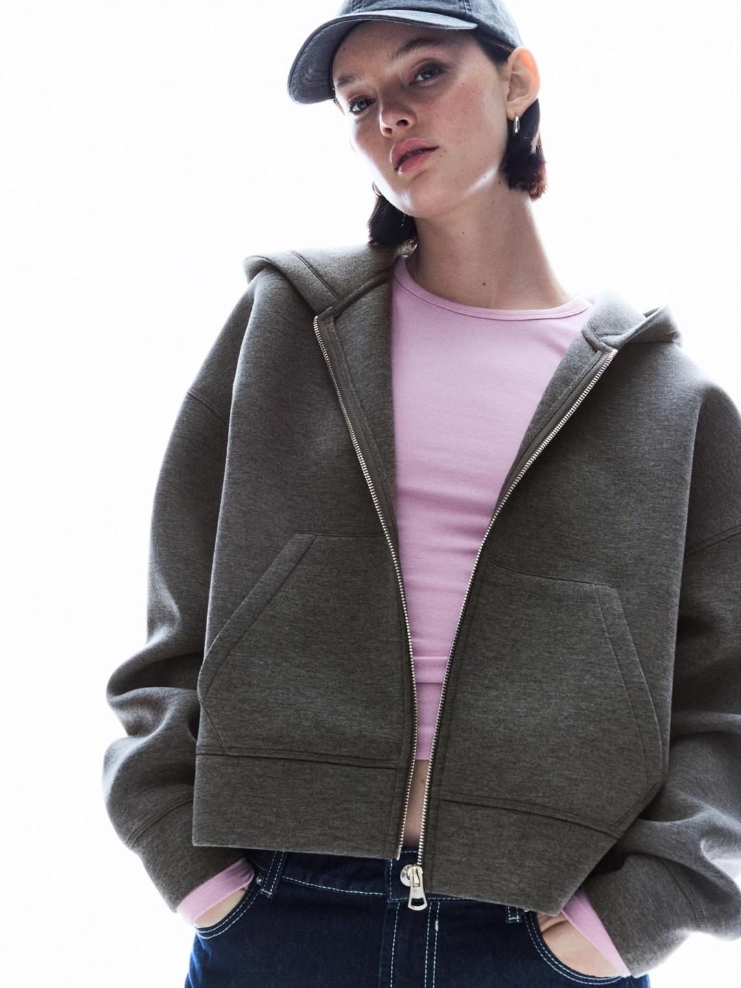 Bershka Women Crop Woven Jacket