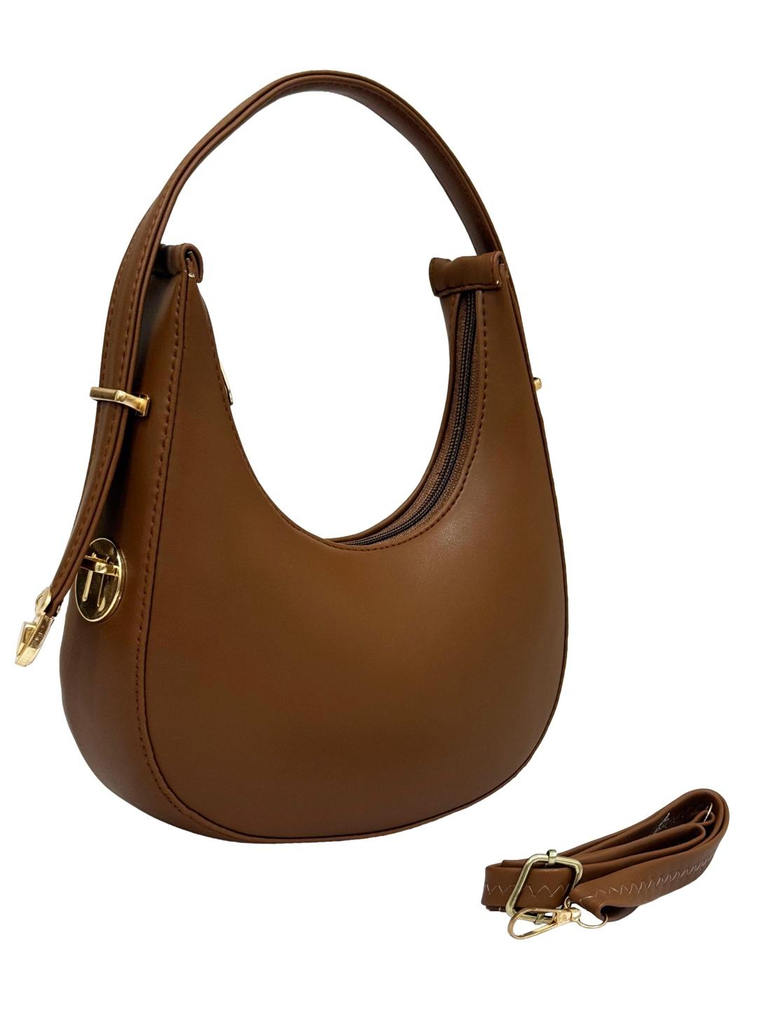 Buy BANDICOOT Solid Small Half Moon Handheld Bag - - Accessories for Women