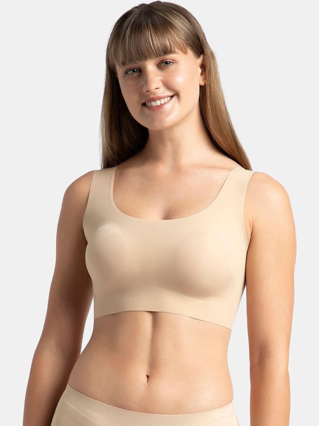 Buy Jockey Wirefree Padded Soft Touch Microfiber Full Coverage Lounge Bra 1839 -  - Apparel for Women