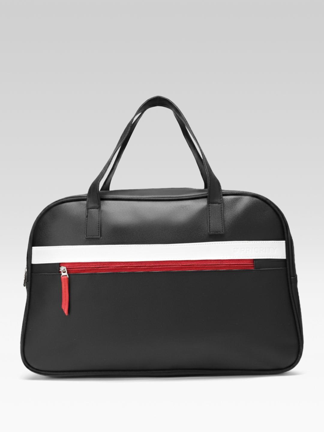Buy Priority Striped Large Duffel Bag - - Accessories for Unisex