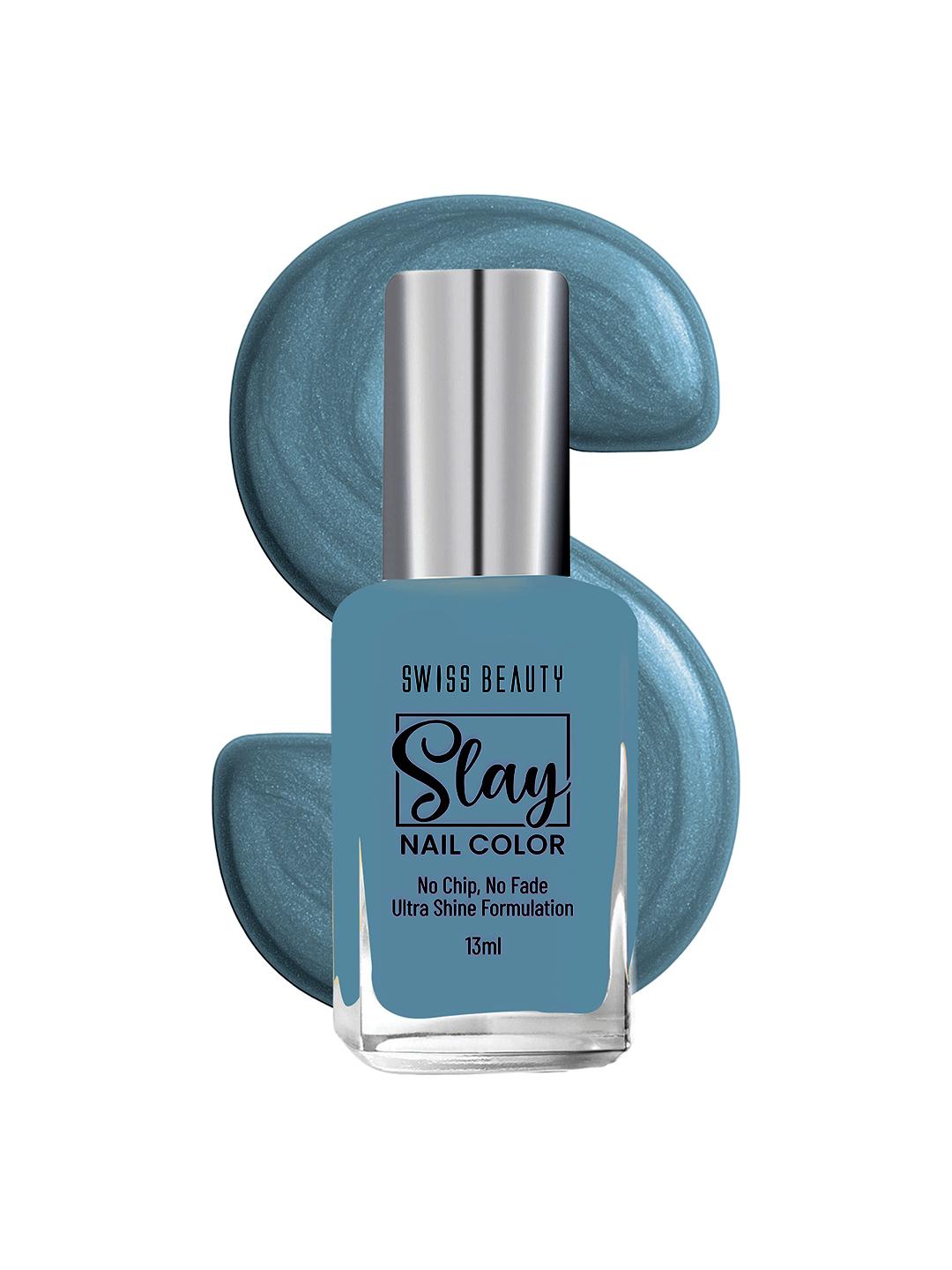Buy SWISS BEAUTY Slay Glossy & Long Lasting Nail Colour 13 Ml Sea Bed 17 - - Personal Care for Women
