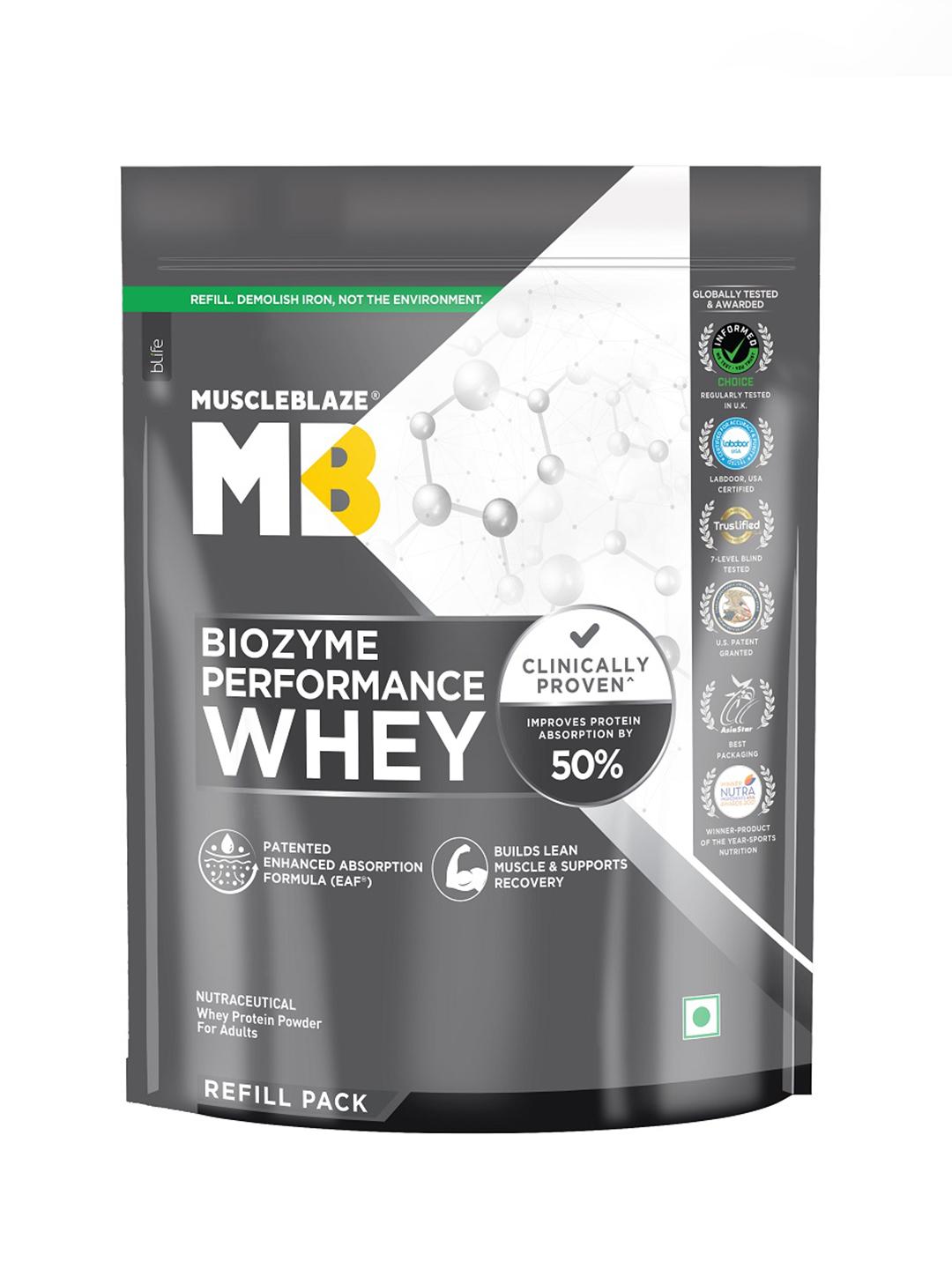 Buy MuscleBlaze Biozyme Performance Magical Mango Whey Protein Powder ...