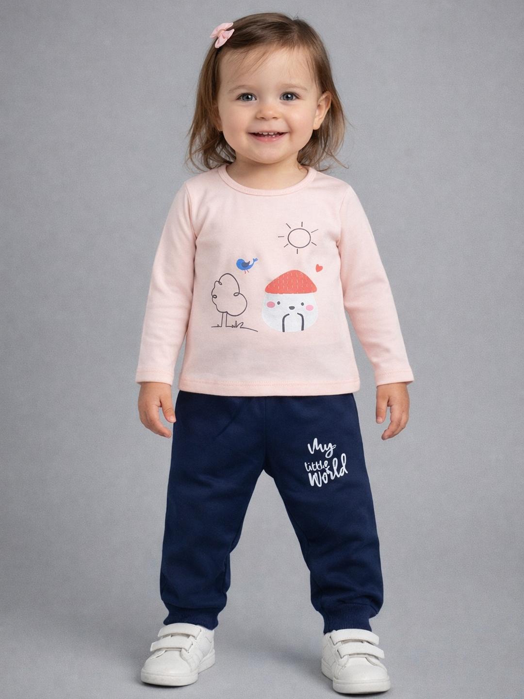 Buy YK X Tinyo Infant Girls Graphic Printed Clothing Set - - Apparel for Girls
