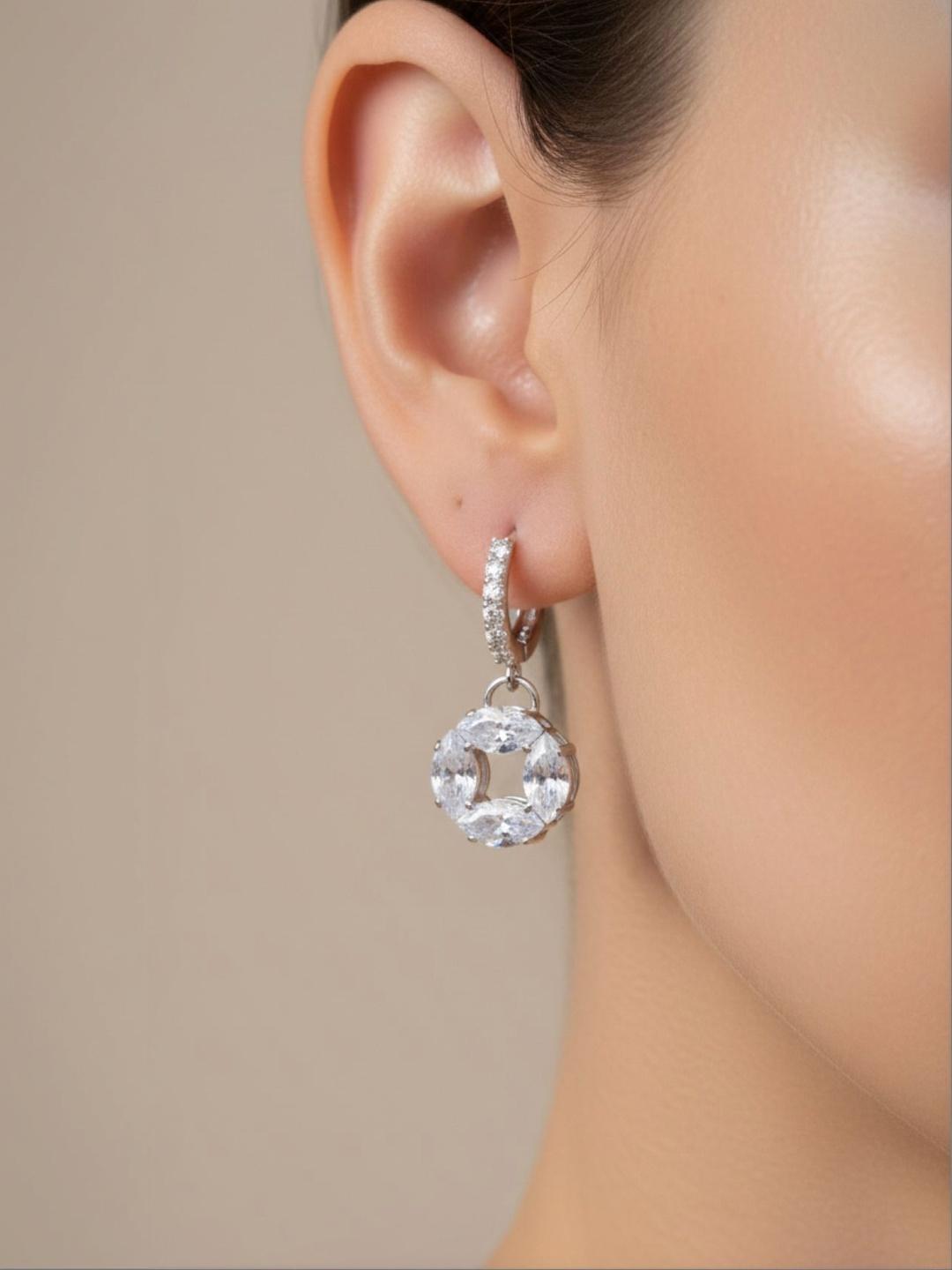 Buy Nui Geometric Drop Earrings - - Accessories for Women