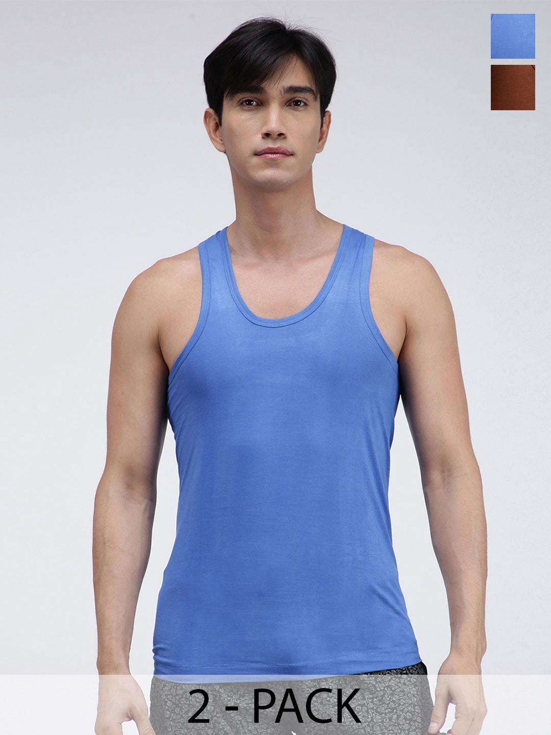 Buy AMUL COMFY Pack Of 2 Cotton Undershirt Innerwear Vests -  - Apparel for Men