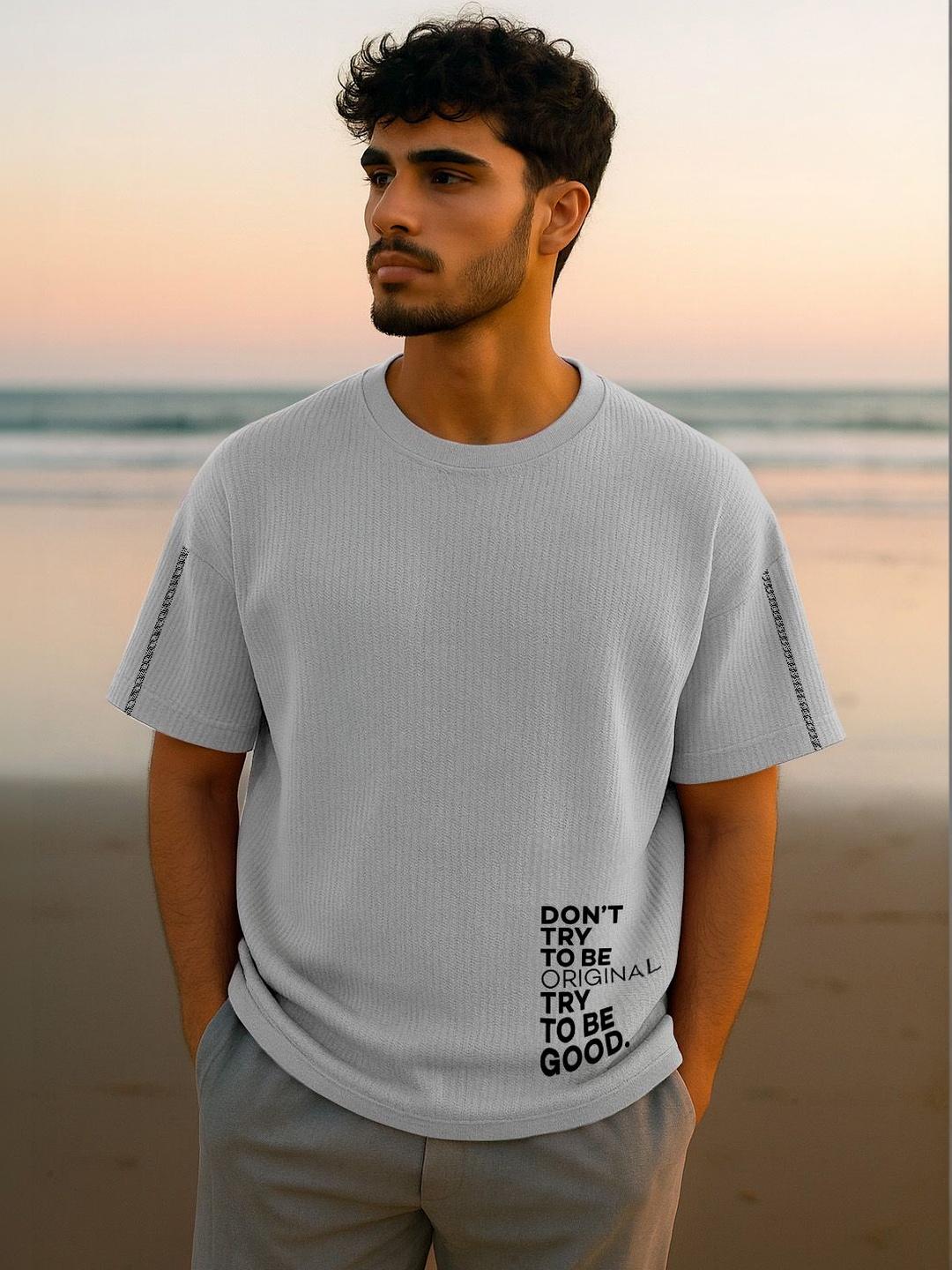 Buy FTX Men Oversized Typography T Shirt - Tshirts for Men 38444402 ...