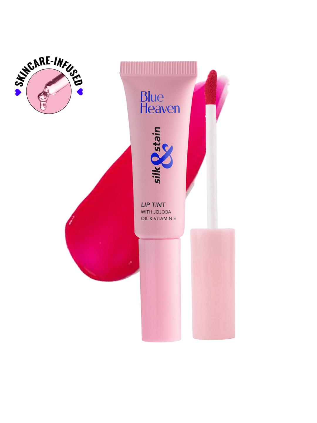 Buy Blue Heaven Silk & Stain Lip Tint With Jojoba Oil & Vitamin E 8 Ml Showgirl Pink - - Personal Care for Women