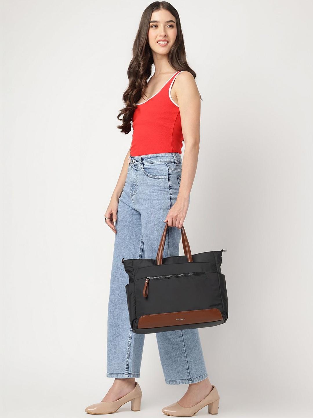 Buy Fastrack Women Nylonedge Laptop Tote Fits Upto 15