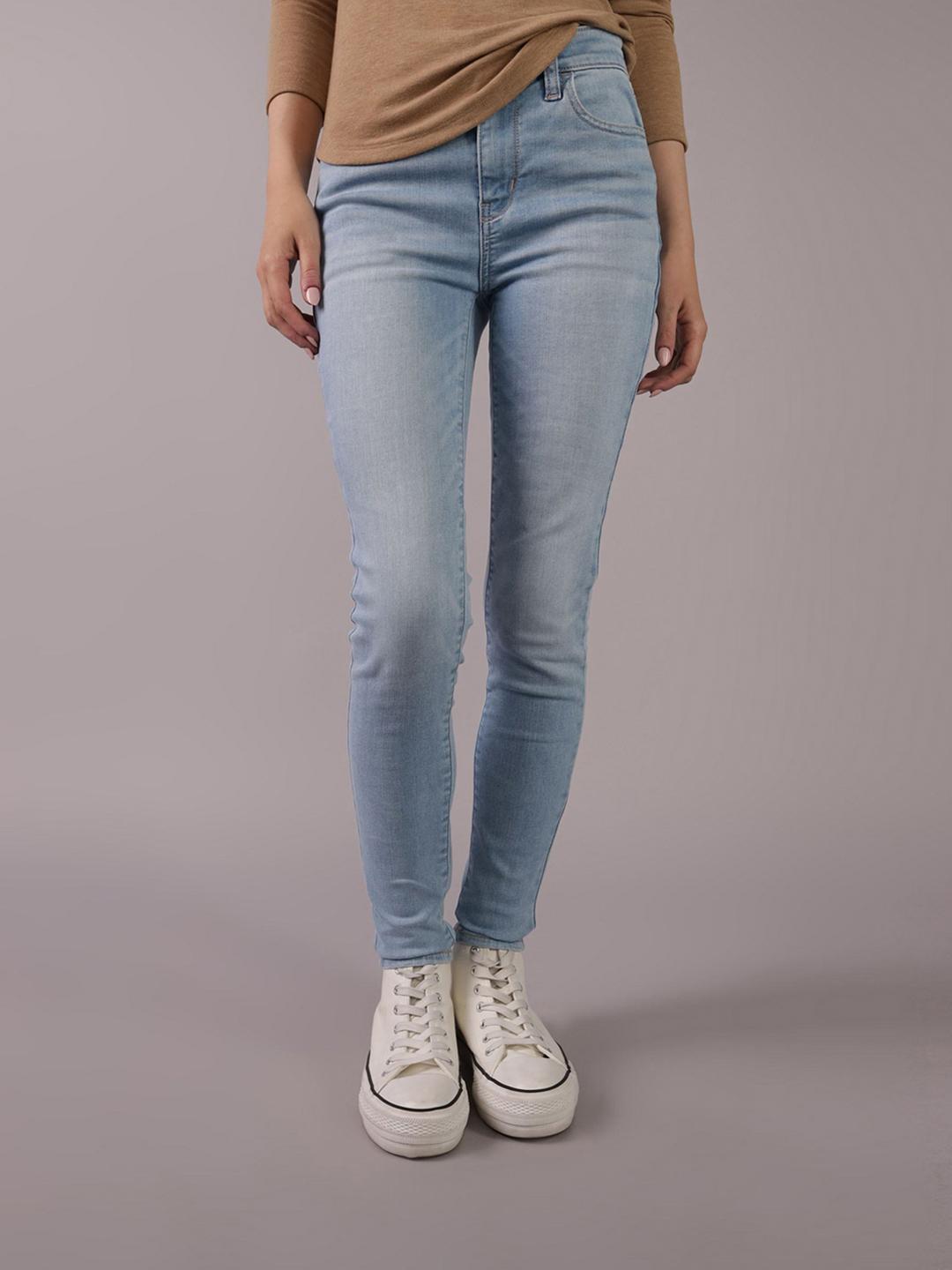 AMERICAN EAGLE OUTFITTERS Women Skinny Fit High-Rise Stretchable Jeans