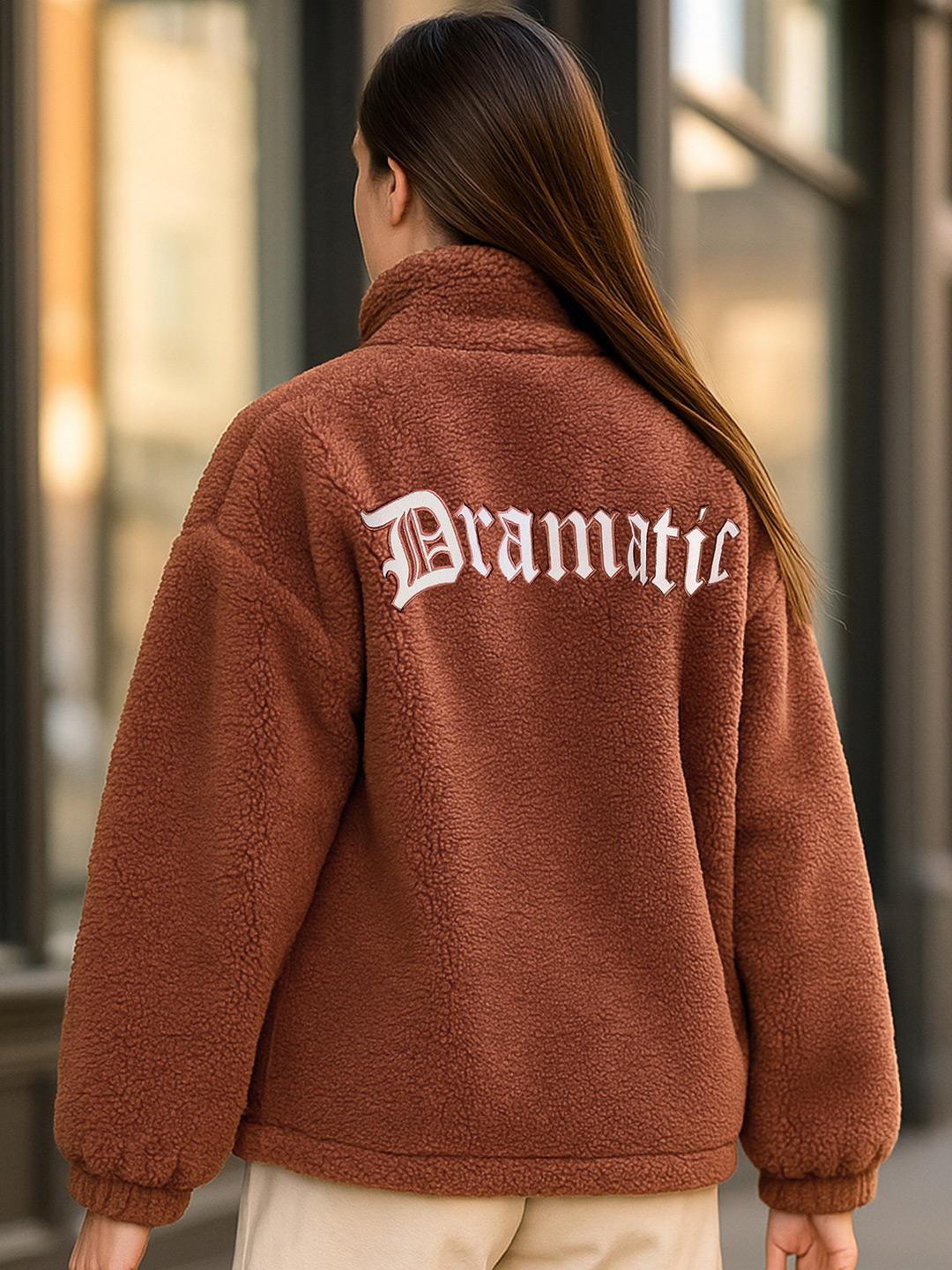 Buy Bewakoof Women Dramatic Typography Super Loose Fit Jacket - Jackets ...