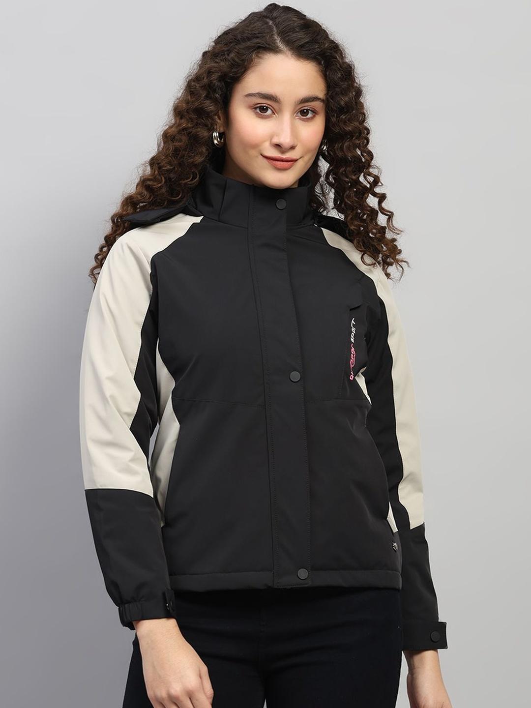 Monte Carlo Women Colourblocked Lightweight Outdoor Sporty Jacket