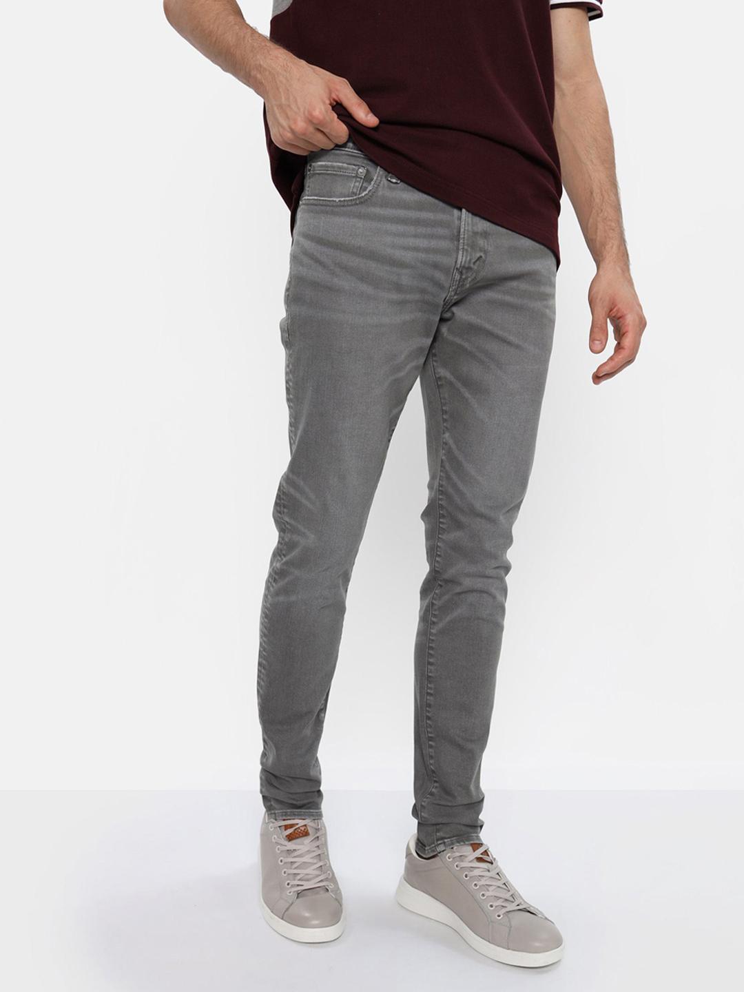 AMERICAN EAGLE OUTFITTERS Men Grey Skinny Fit Jeans