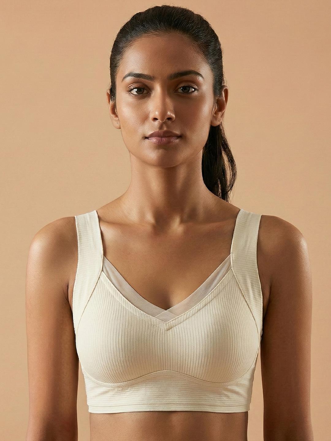 Buy Luella Full Coverage Wire Free Lightly Padded With Moulded Breathable Cup Seamless Bra -  - Apparel for Women