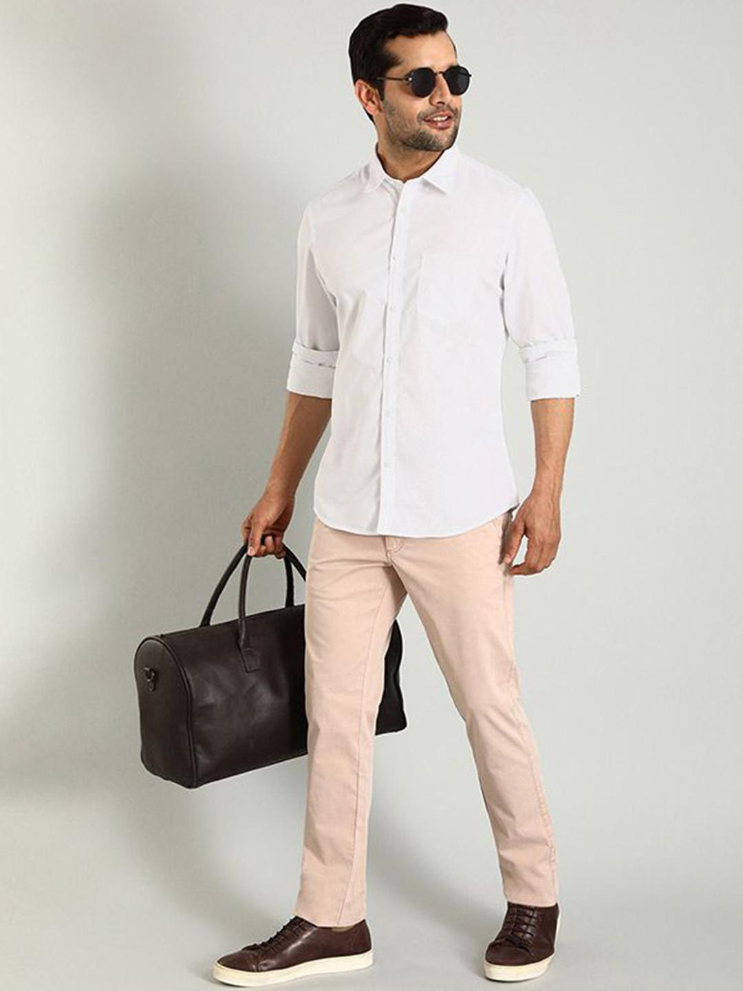Indian Terrain Men Chiseled Skinny Fit Casual Shirt - Image 1