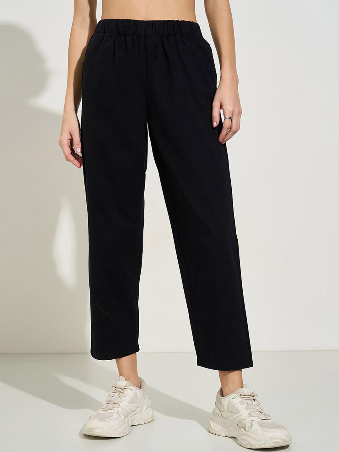 Flat Front Regular Rise Slacks