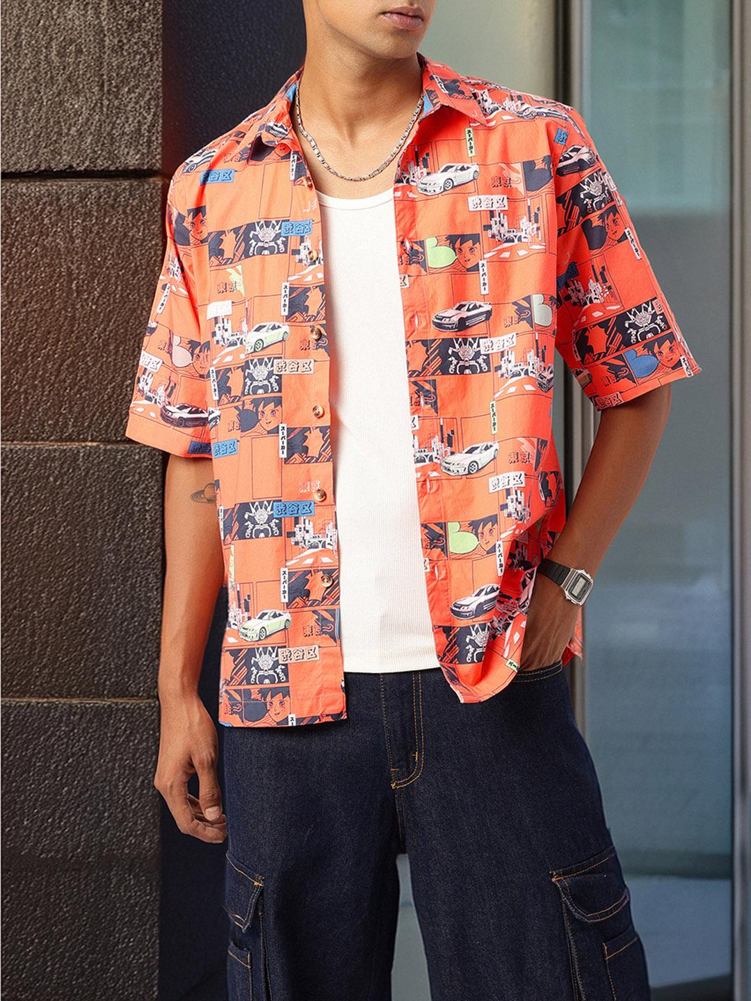 Kook N Keech Graphic Printed Relaxed Shirt