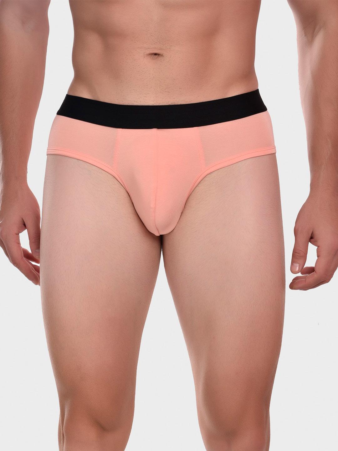Buy Bruchi CLUB Low Rise Anti Microbial Basic Brief BRF 817 PNK - - Apparel for Men