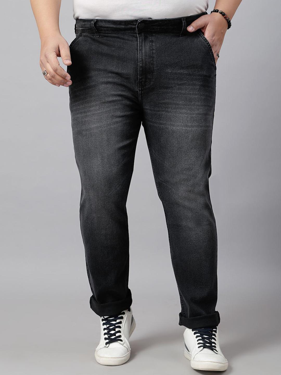 Style Quotient Plus Size Men Tapered Fit Stretchable Denim Jeans