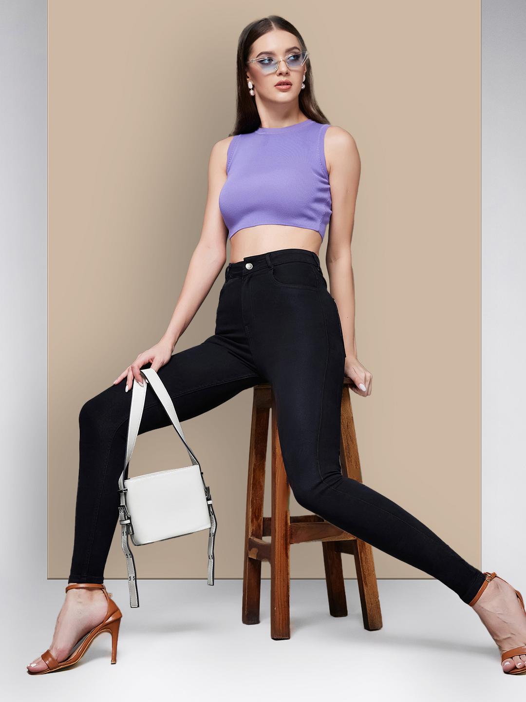 Chemistry Women Skinny Fit High-Rise Stretchable Jeans