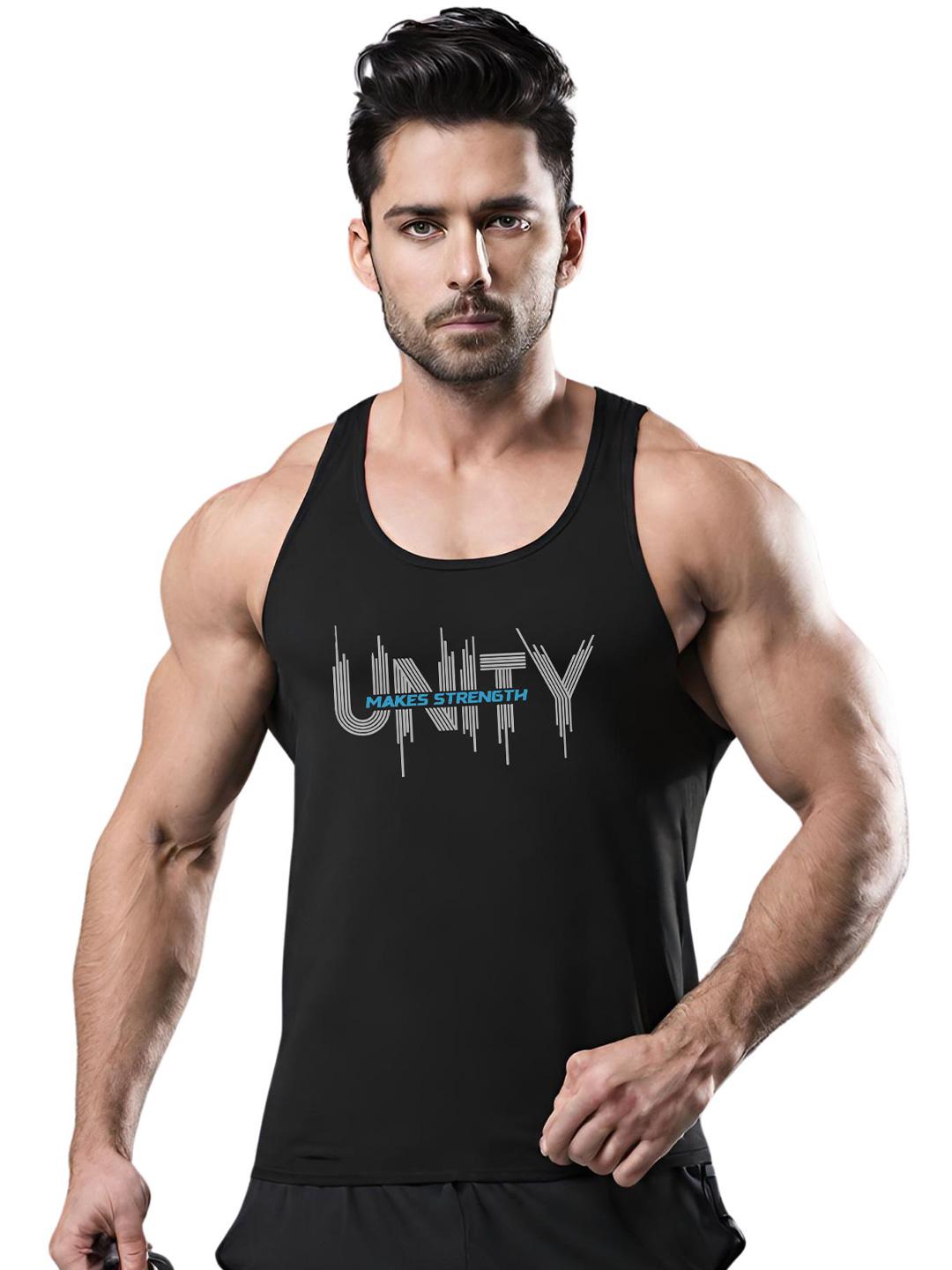 Buy 3Colors Printed Scoop Neck Gym Vest
VEST NCUT UNITY BLK_M - - Apparel for Men