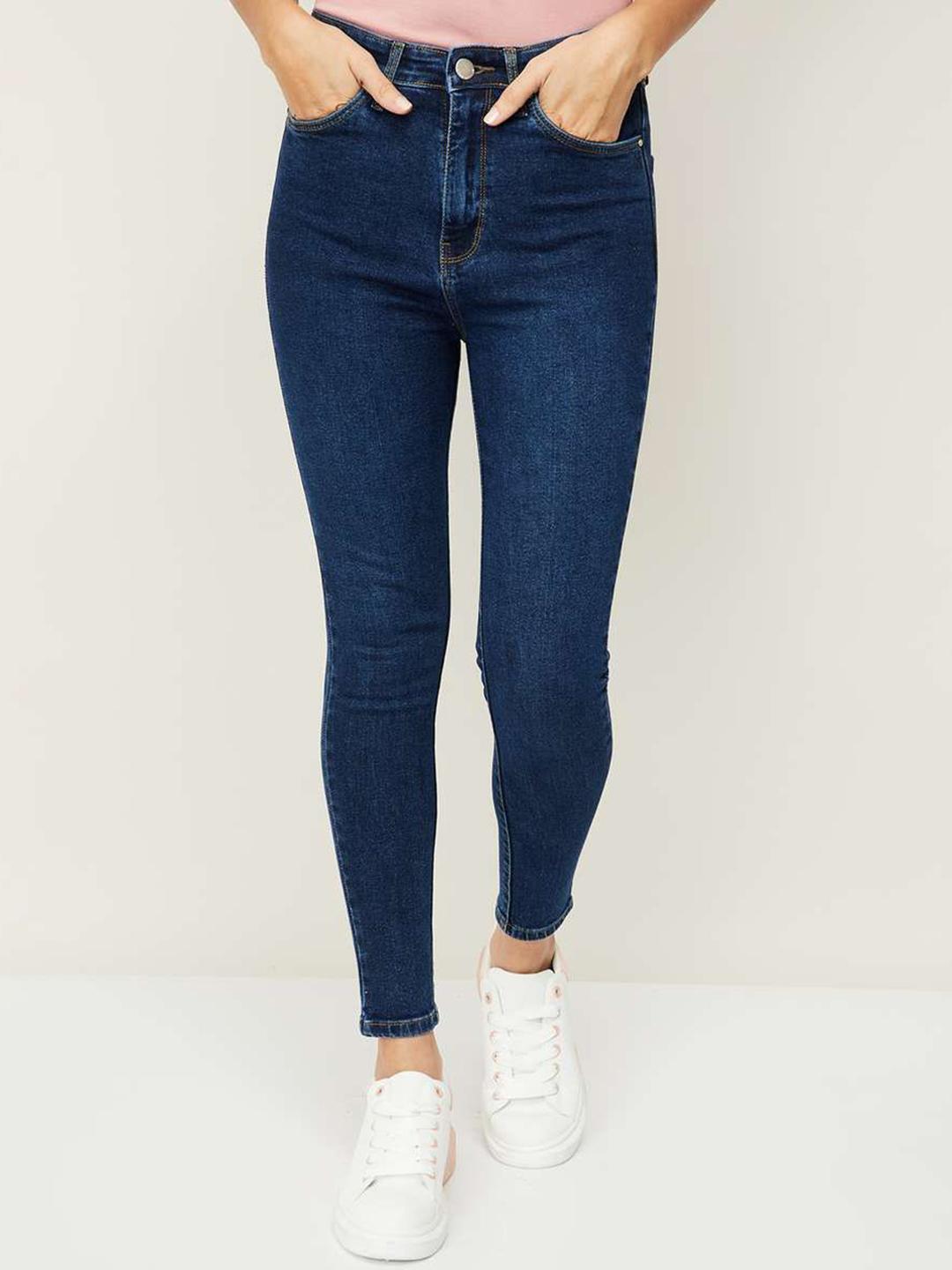 Xpose Women Comfort Slim Fit High-Rise Stretchable Jeans