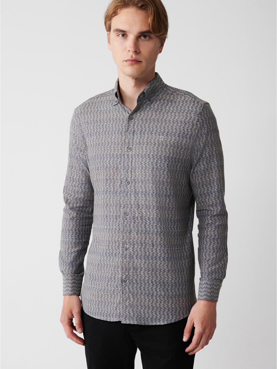 Buy AVVA Men Opaque Printed Casual Shirt - Shirts for Men 32943264 | Myntra