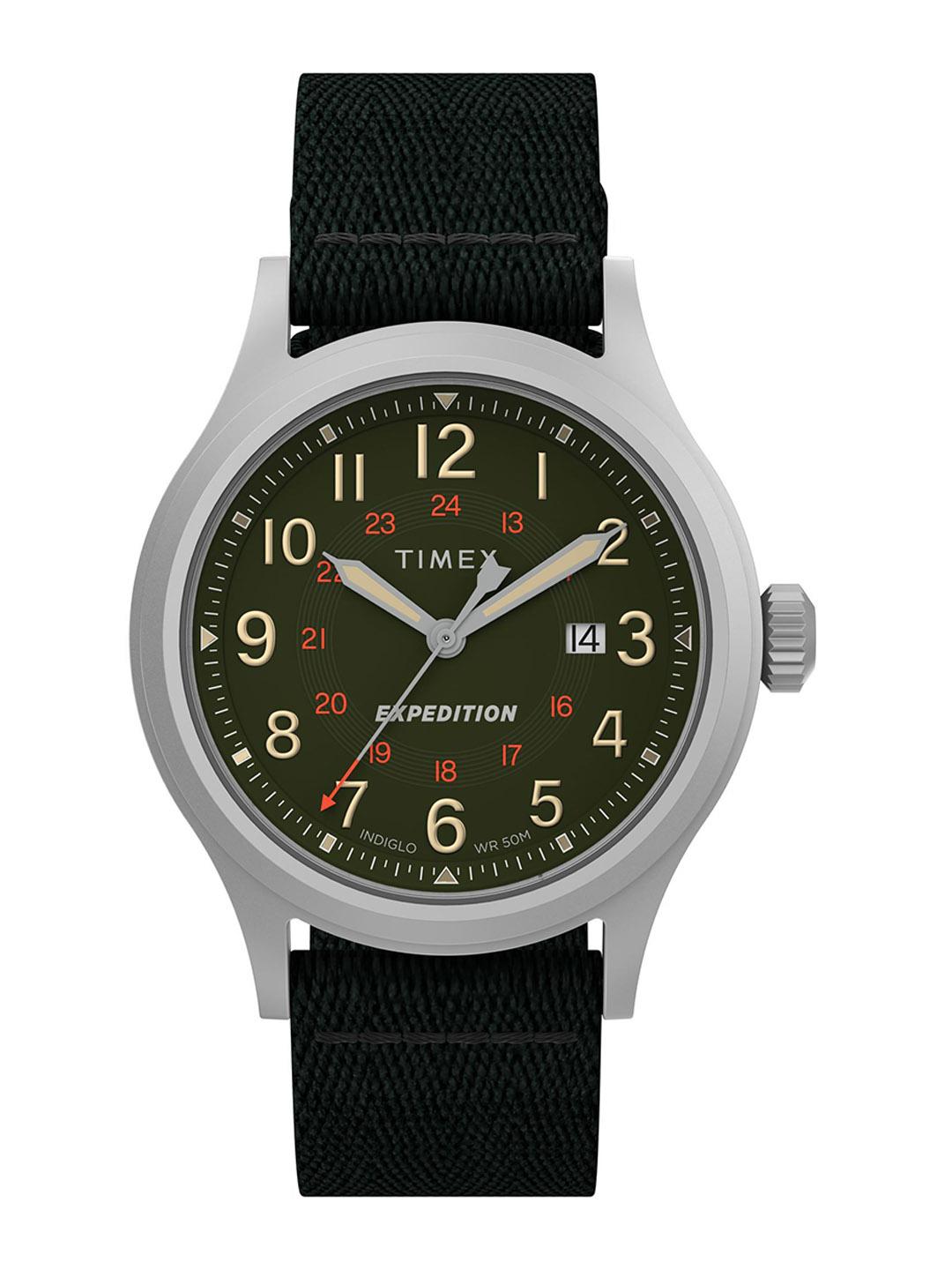 Timex Expedition Round 21mm Green Dial Men's Watch TW2V65700X6