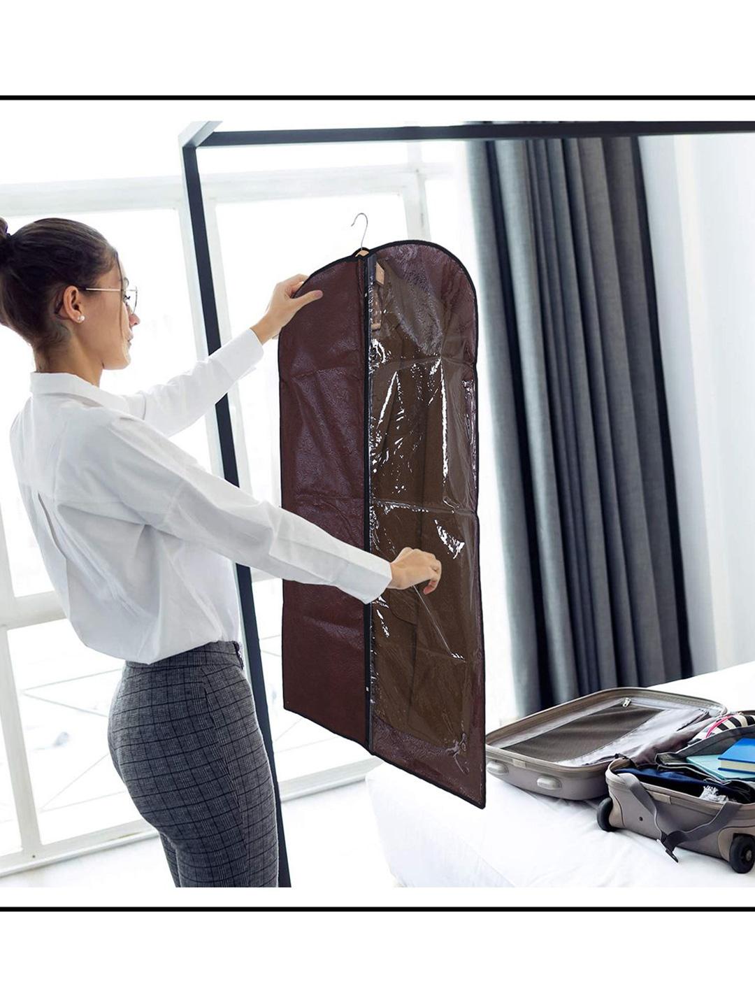 Buy Kuber Industries Brown Set Of 1 Regular Suit Organiser Organisers - - Home for Unisex