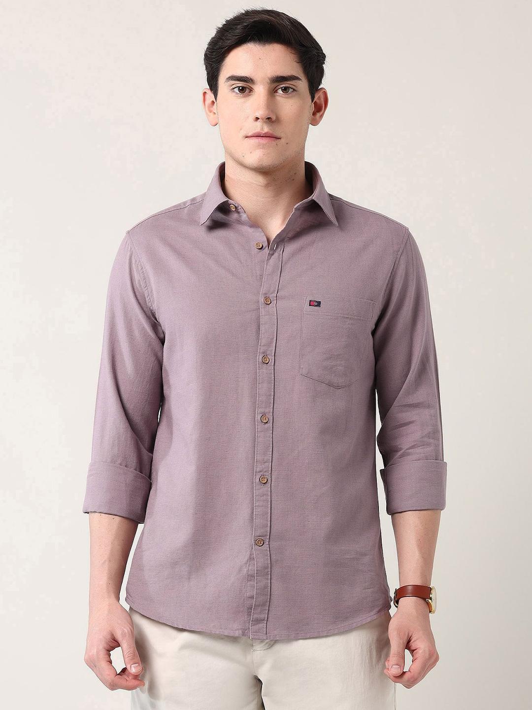 AD By Arvind Men Classic Slim Fit Casual Shirt