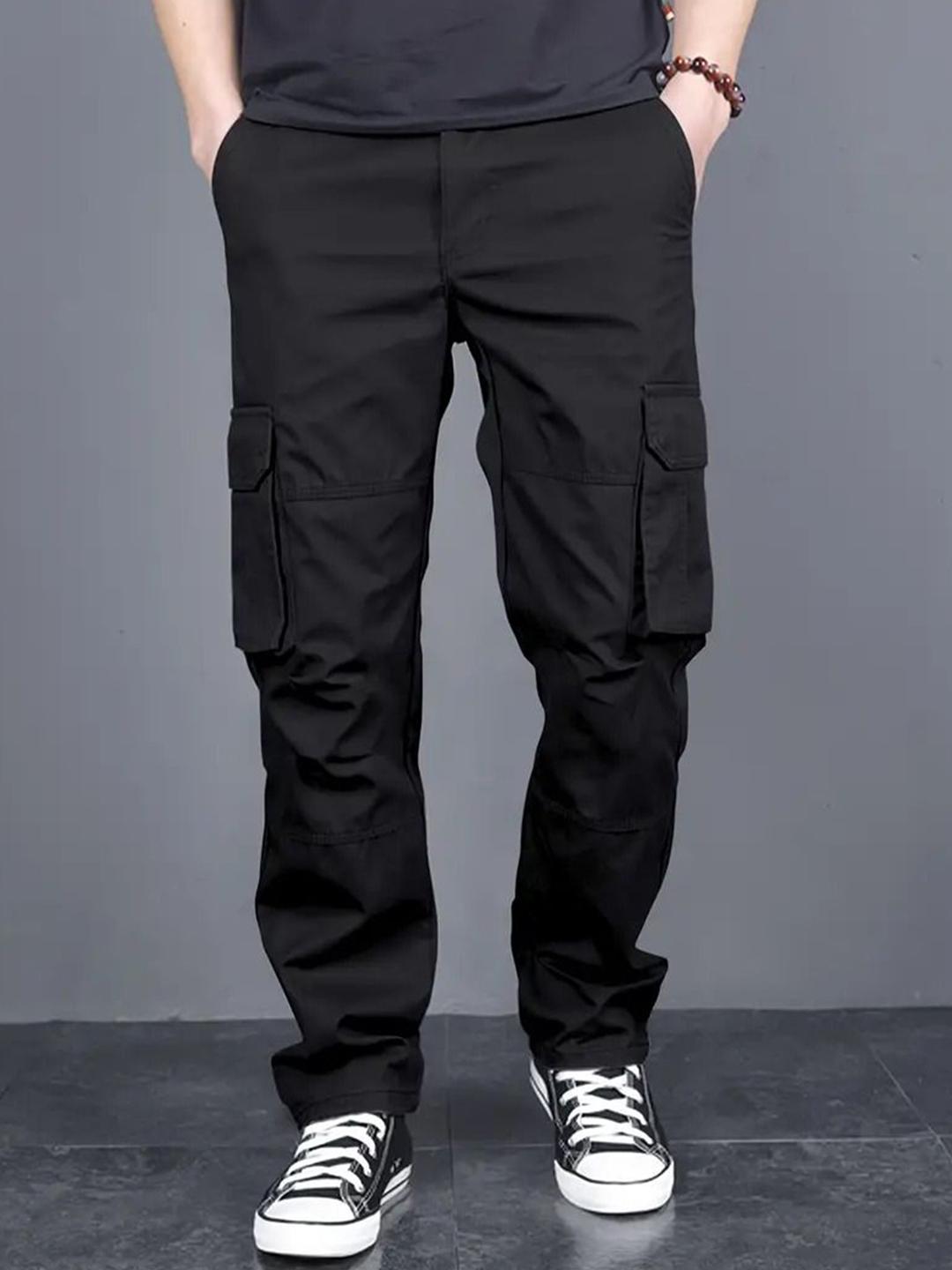 FABRIPPLE Men Classic Loose Fit Cargos Trousers