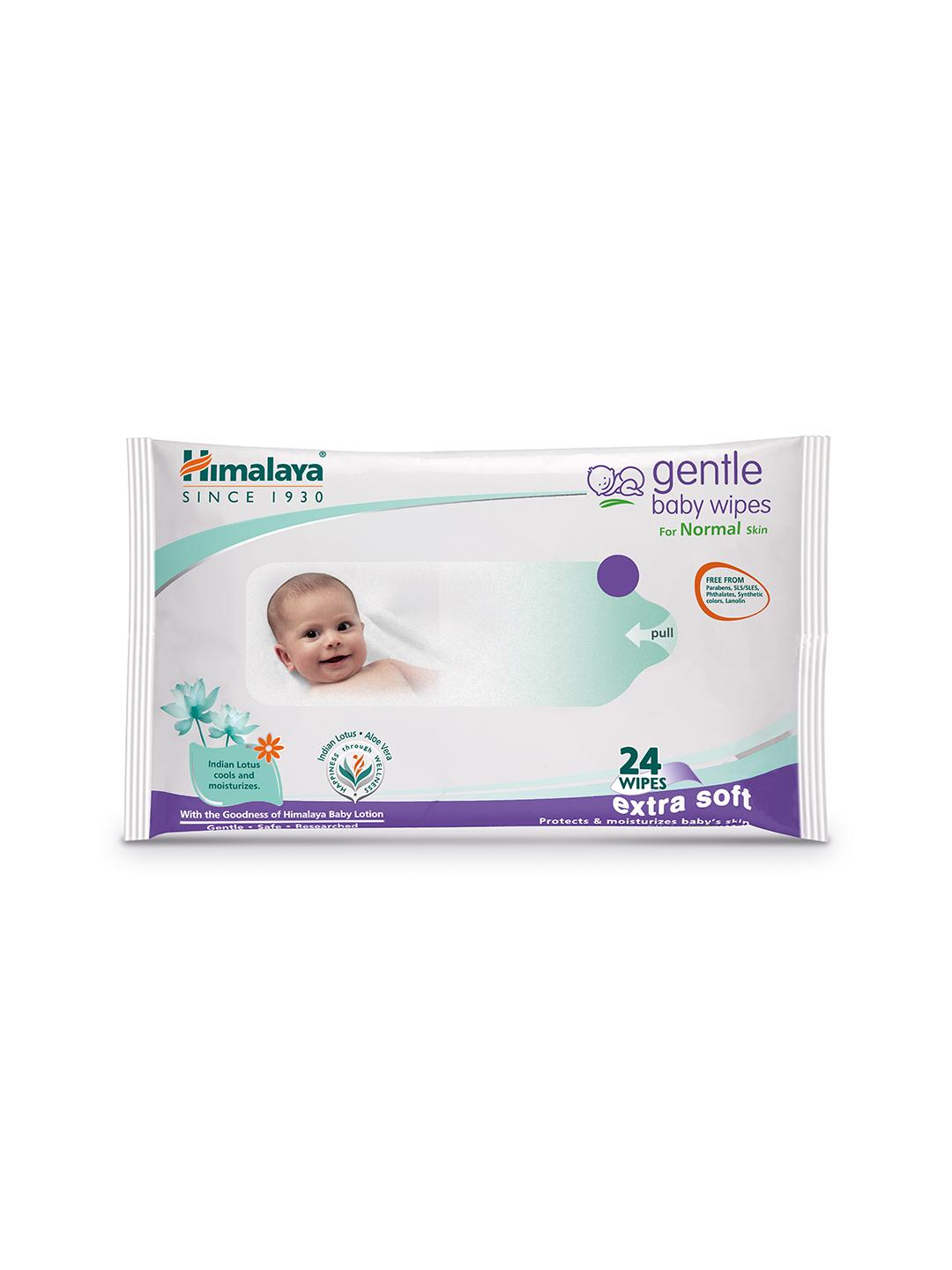 Buy Himalaya Baby Gentle Baby Wipes For Normal Skin 24 Pulls - - Personal Care for Unisex Kids