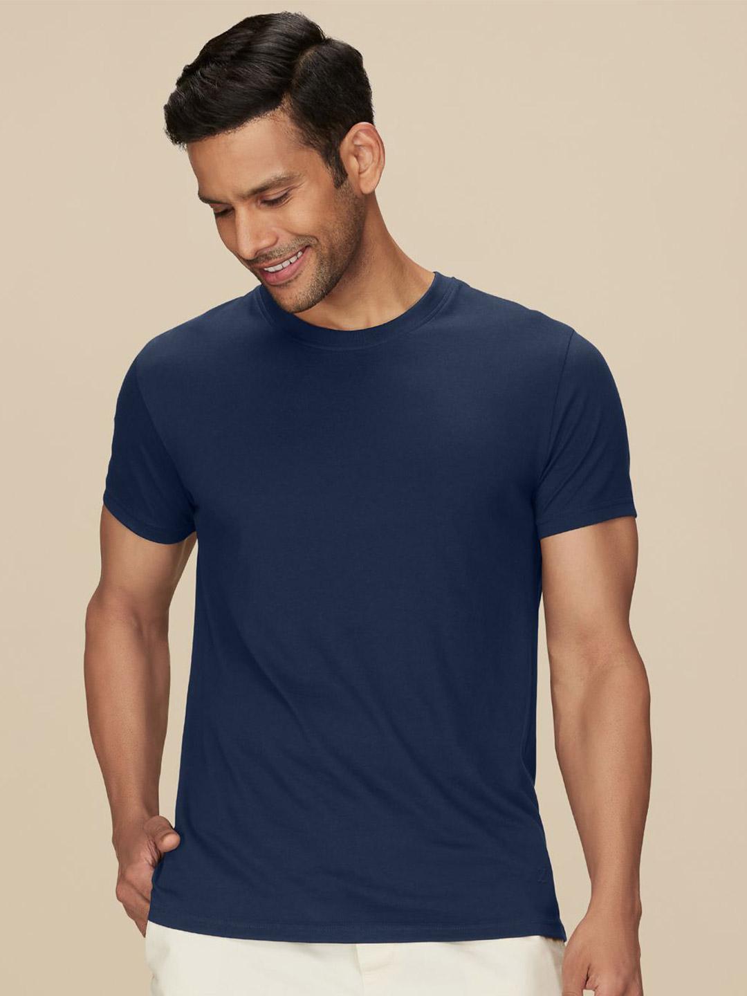 Buy XYXX Pace Ultra Breezy, Super Combed Cotton Solid Crew Neck T Shirt -  - Apparel for Men