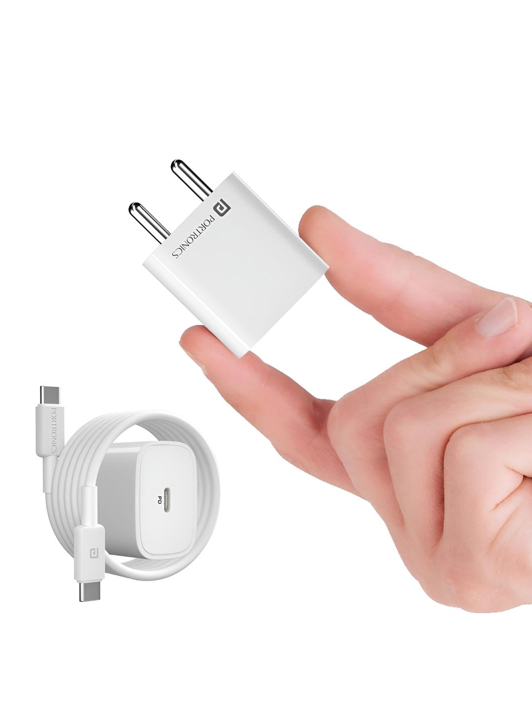 Buy Portronics Unisex Superfast Slim Mobile Charging Adaptor, GaN Technology - - Electronics for Unisex