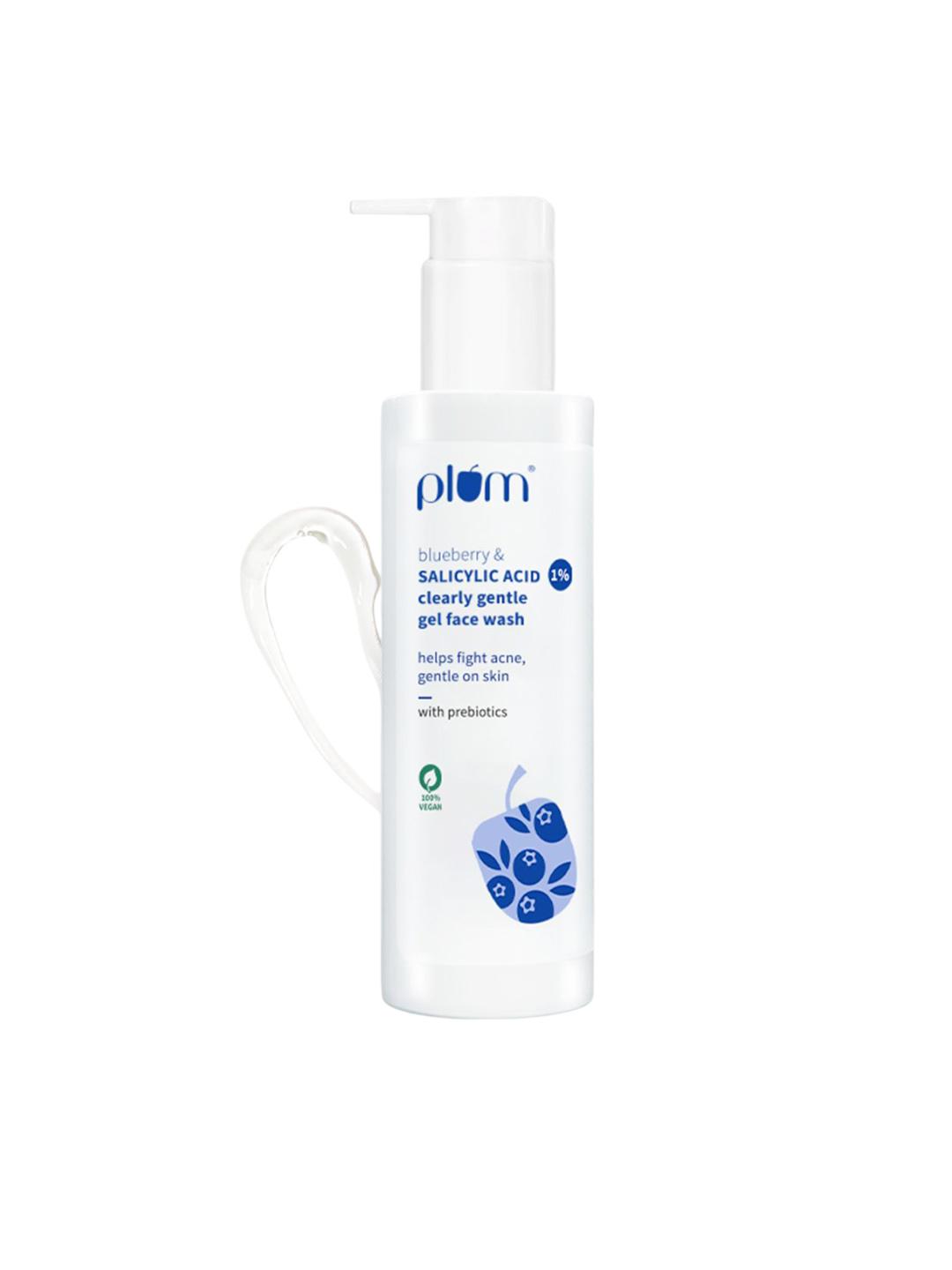 Buy Plum Blueberry & 1% Salicylic Acid Clearly Gentle Gel Face Wash   100 Ml -  - Personal Care for Unisex