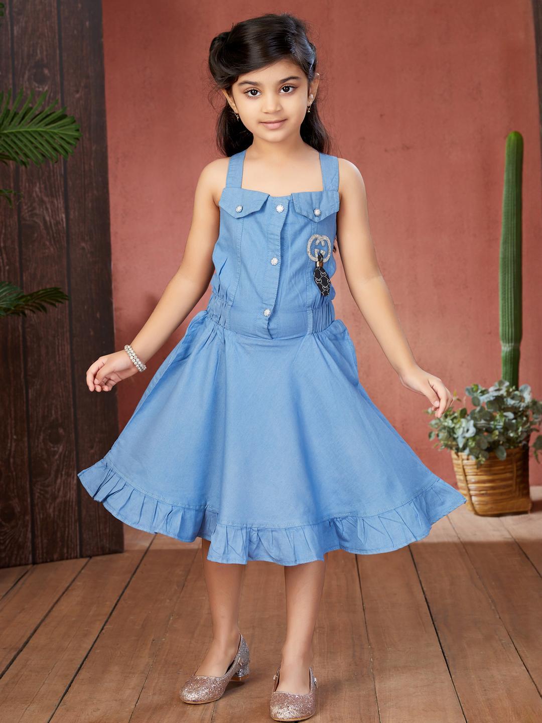 Buy Sangria Girls Cotton Dresses - Dresses for Girls 35713392 | Myntra