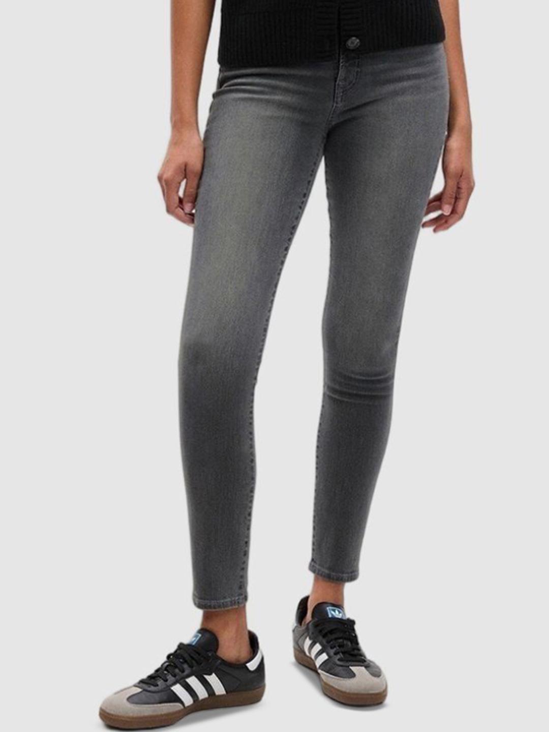 GAP Women High Rise Skinny Fit Light Fade Stretchable Jeans