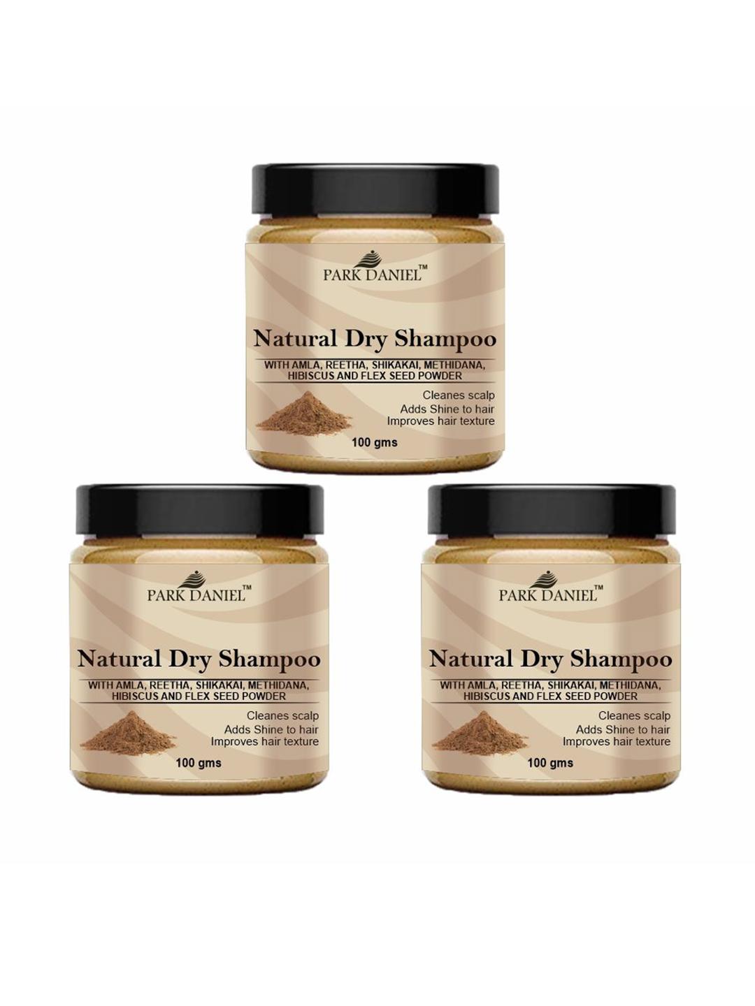 Buy Park Daniel Set Of 3 Natural Dry Shampoo With Amla 100 G Each - - Personal Care for Unisex