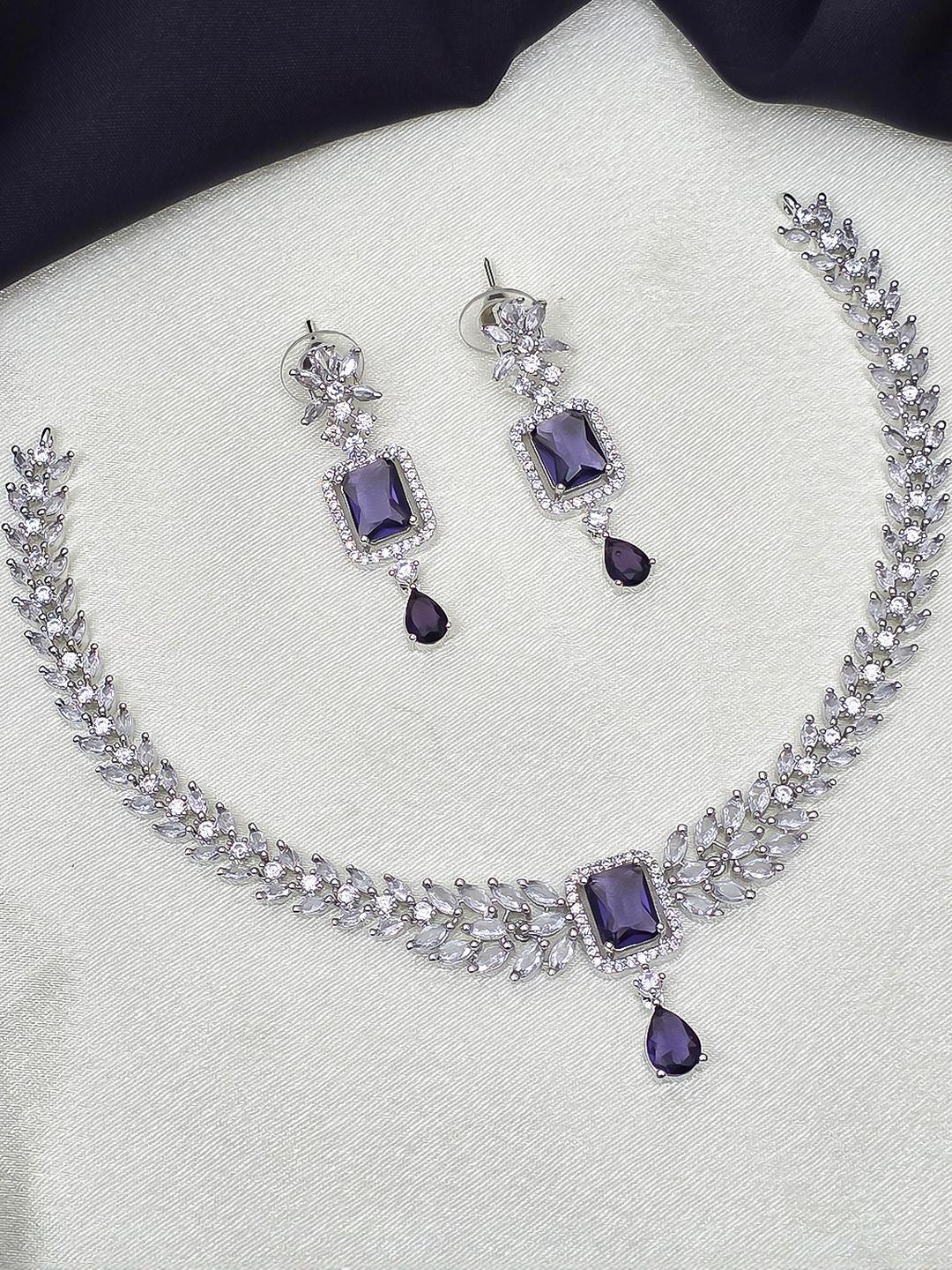 Buy Talish Silver Plated Brass Jewellery Set - - Accessories for Women